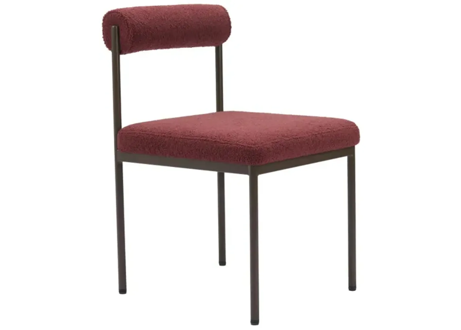 Livorno Dining Chair Red & Bronze