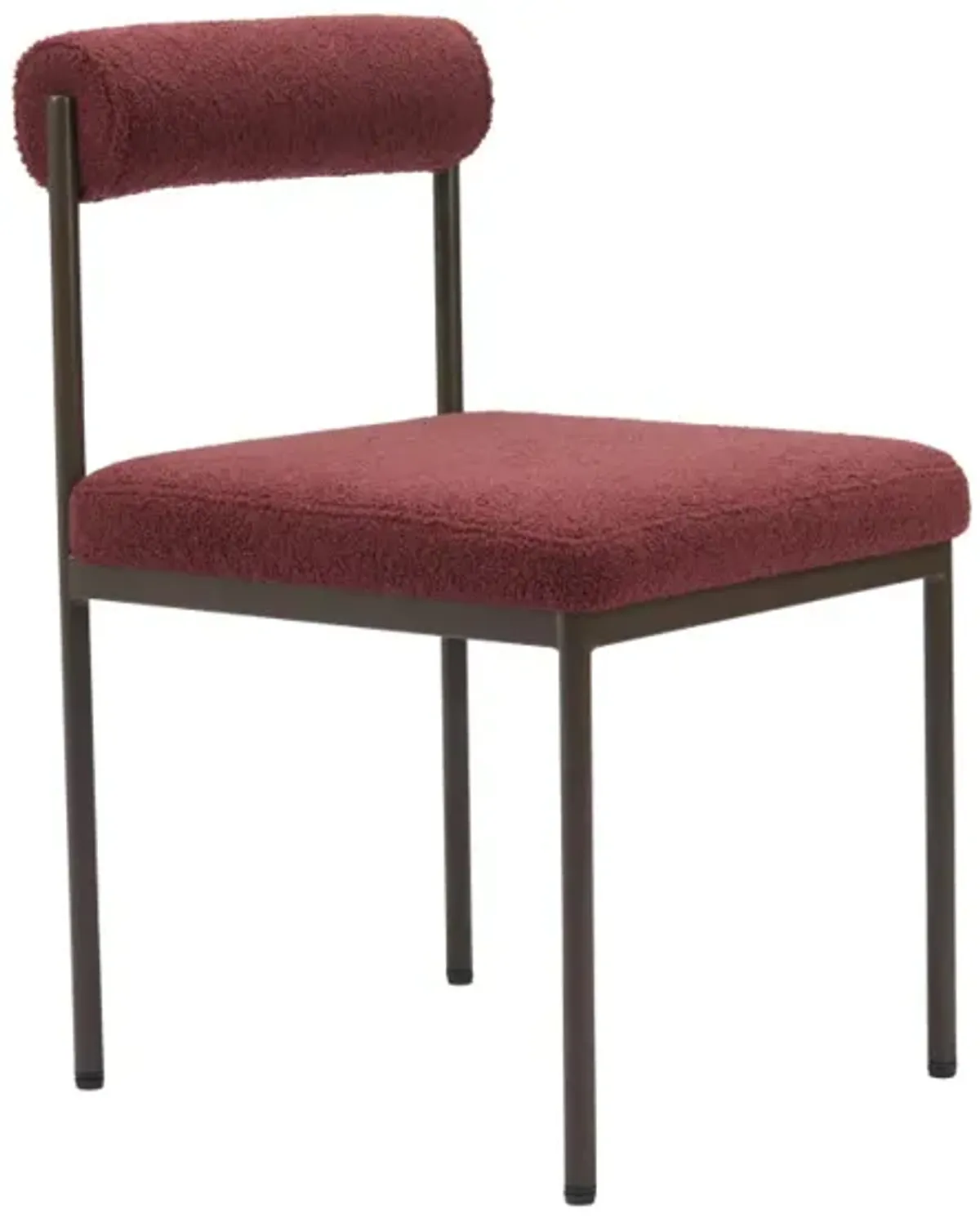 Livorno Dining Chair Red & Bronze