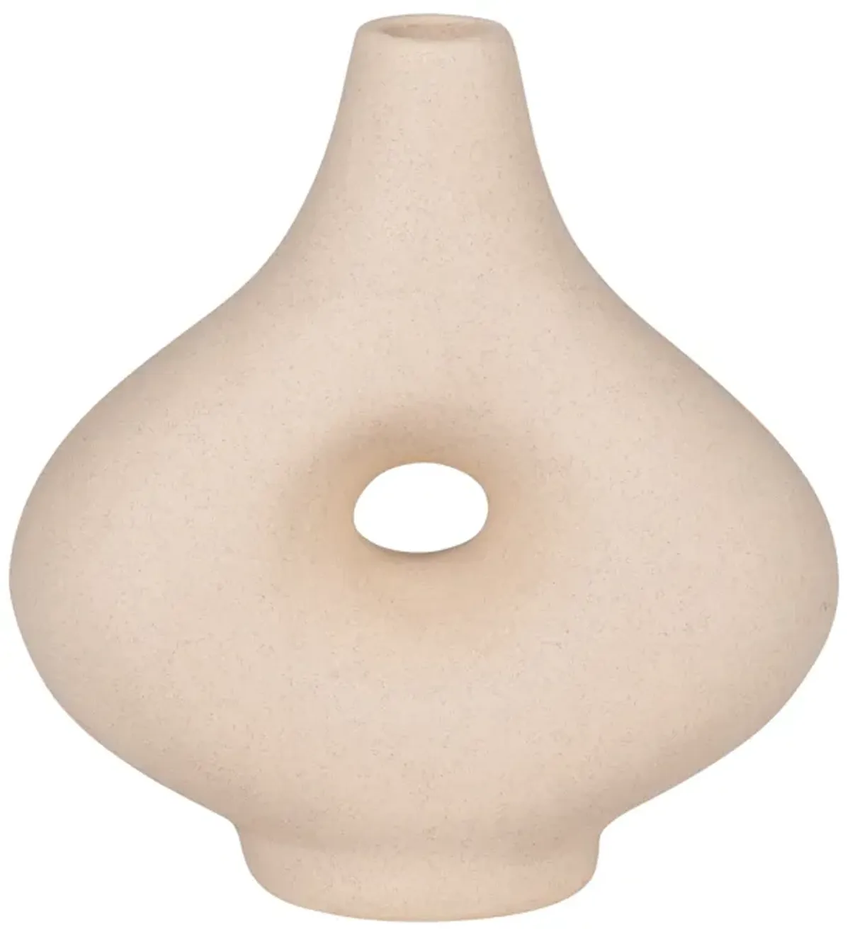 Ivory 7" Stoneware Nomad Vase