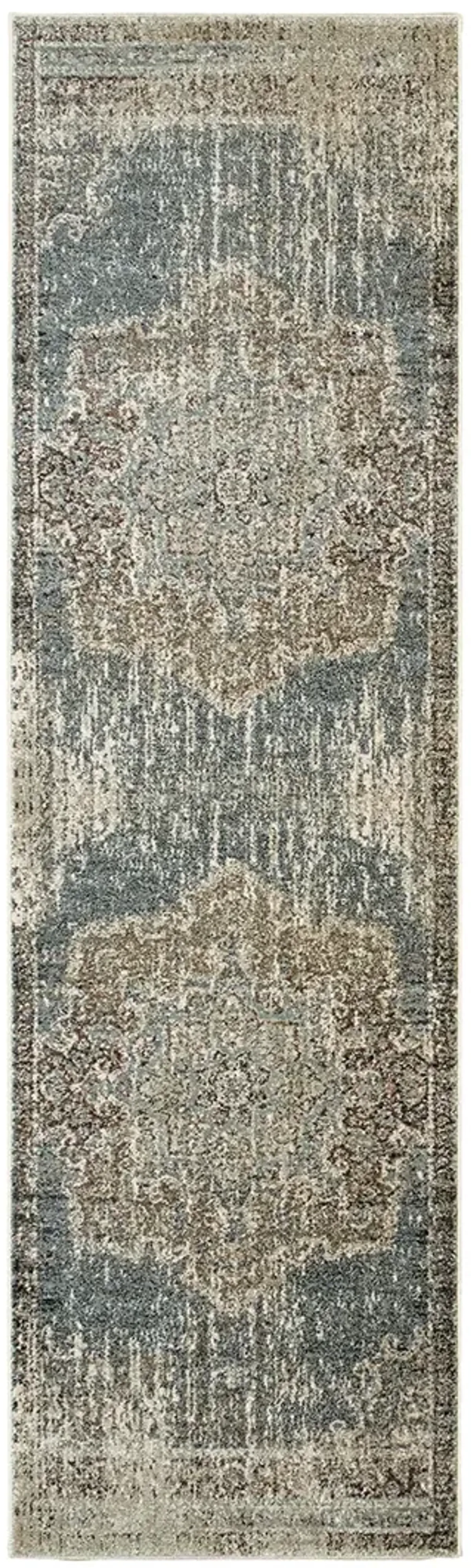 Raleigh 2'3" x 7'6" Blue Rug