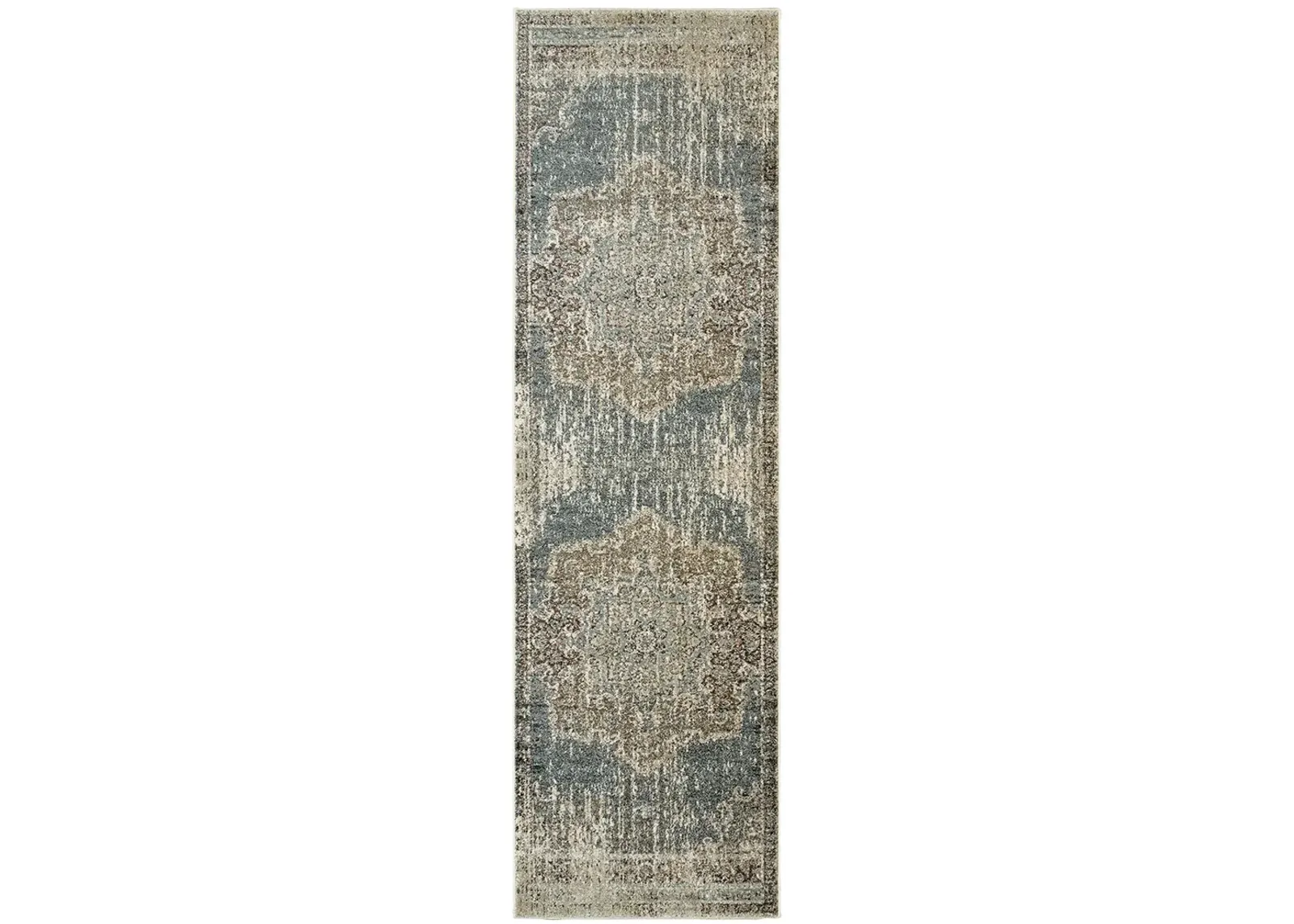 Raleigh 2'3" x 7'6" Blue Rug