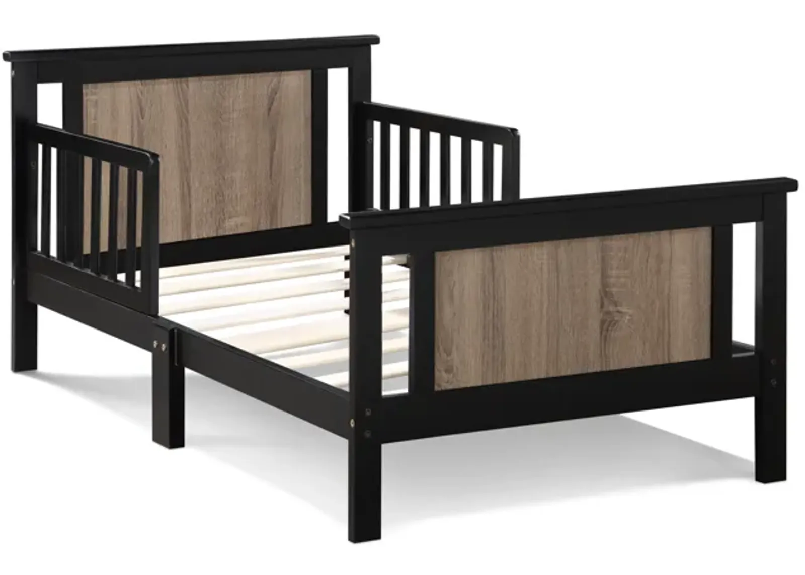 Connelly Reversible Panel Toddler Bed Vintage Walnut