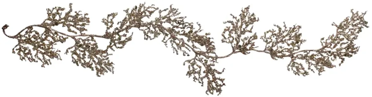 6' Rose Gold Artificial Christmas Garland