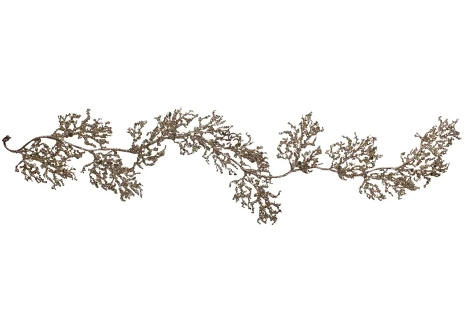 6' Rose Gold Artificial Christmas Garland