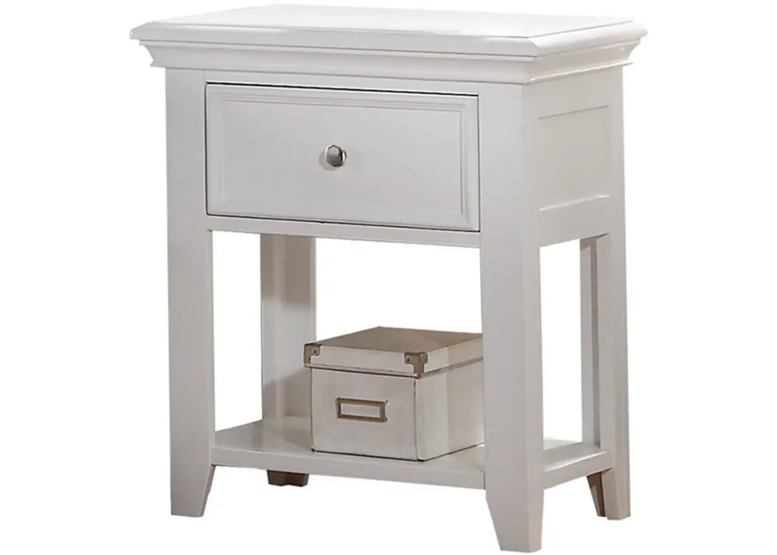 ACME Lacey Nightstand, White