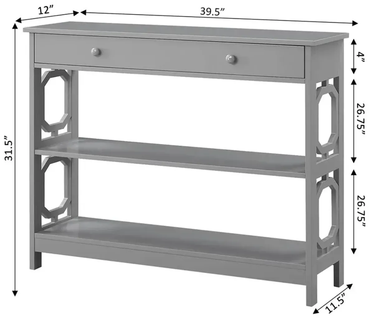 Convience Concept, Inc. Omega 1 Drawer Console Table