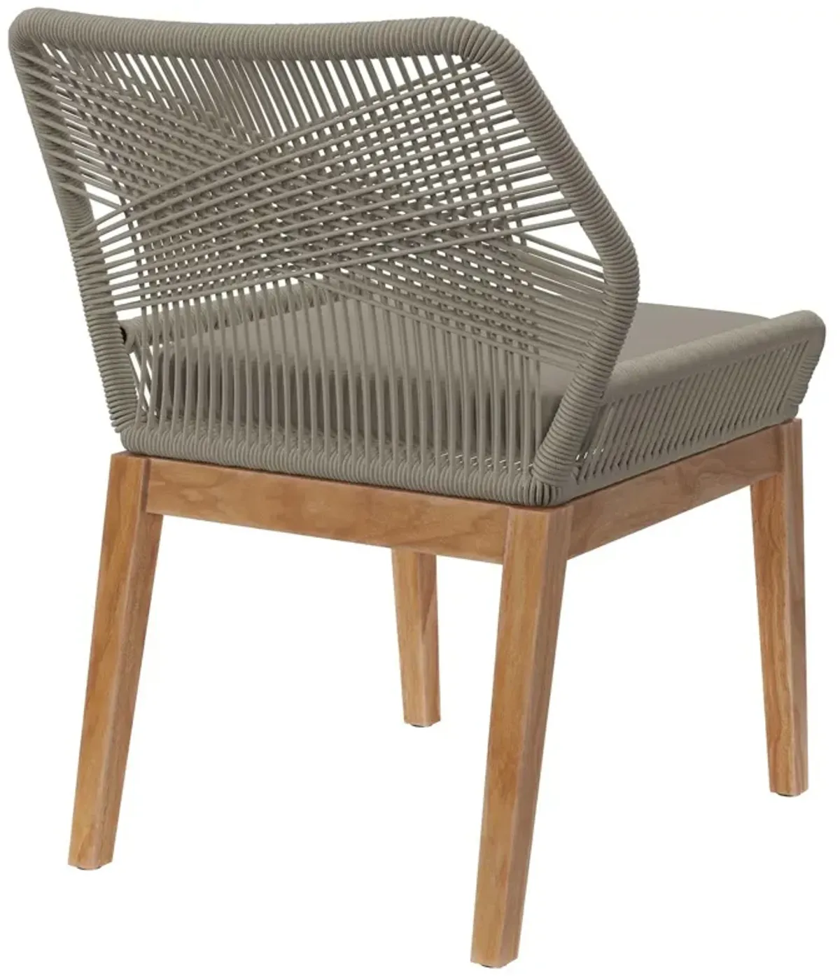 Wellspring Outdoor Patio Teak Wood Dining Chair