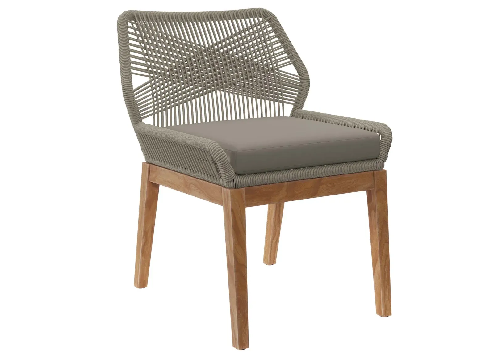 Wellspring Outdoor Patio Teak Wood Dining Chair