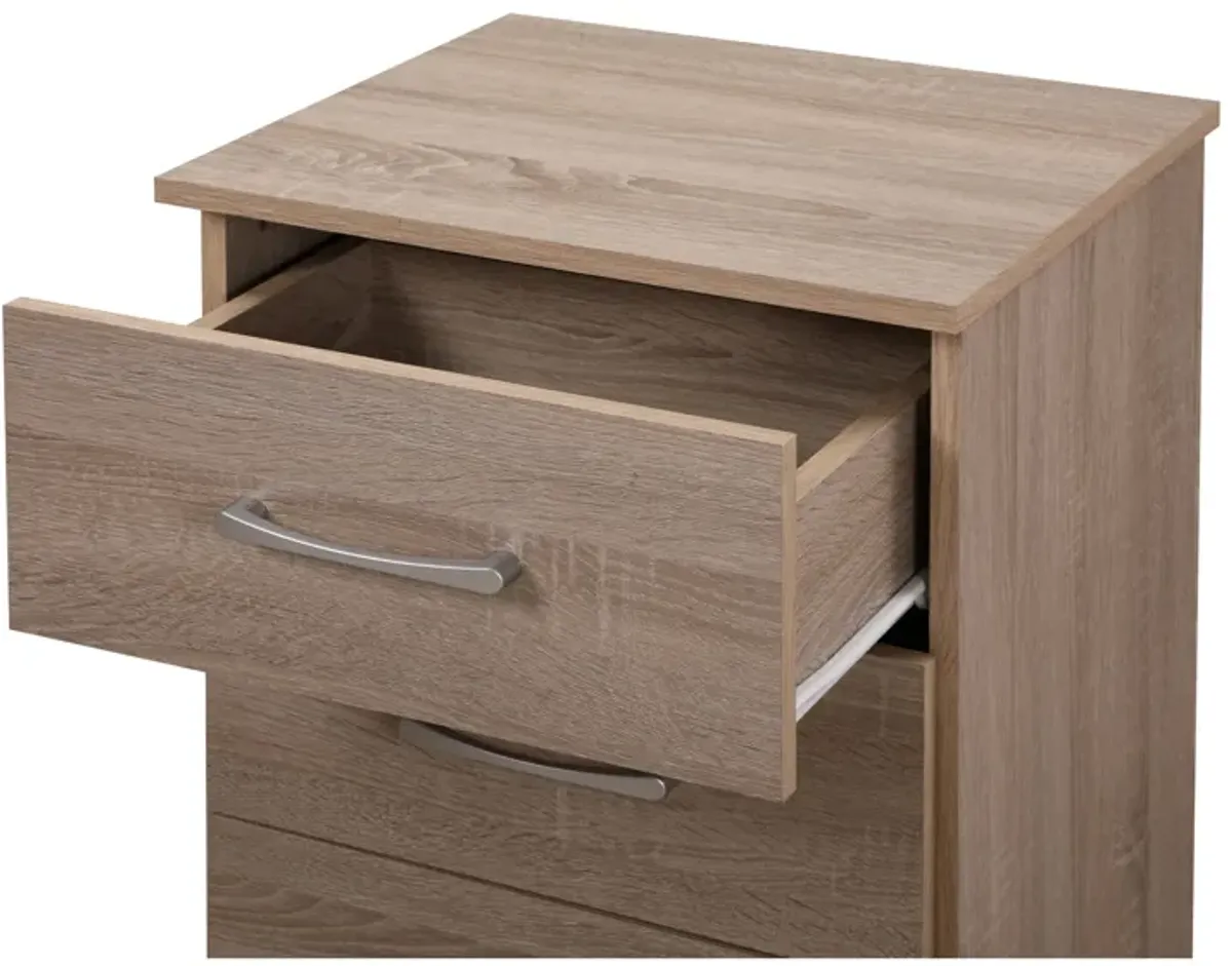 Boston 3-Drawer Nightstand (24 in. H x 16 in. W x 18 in. D)