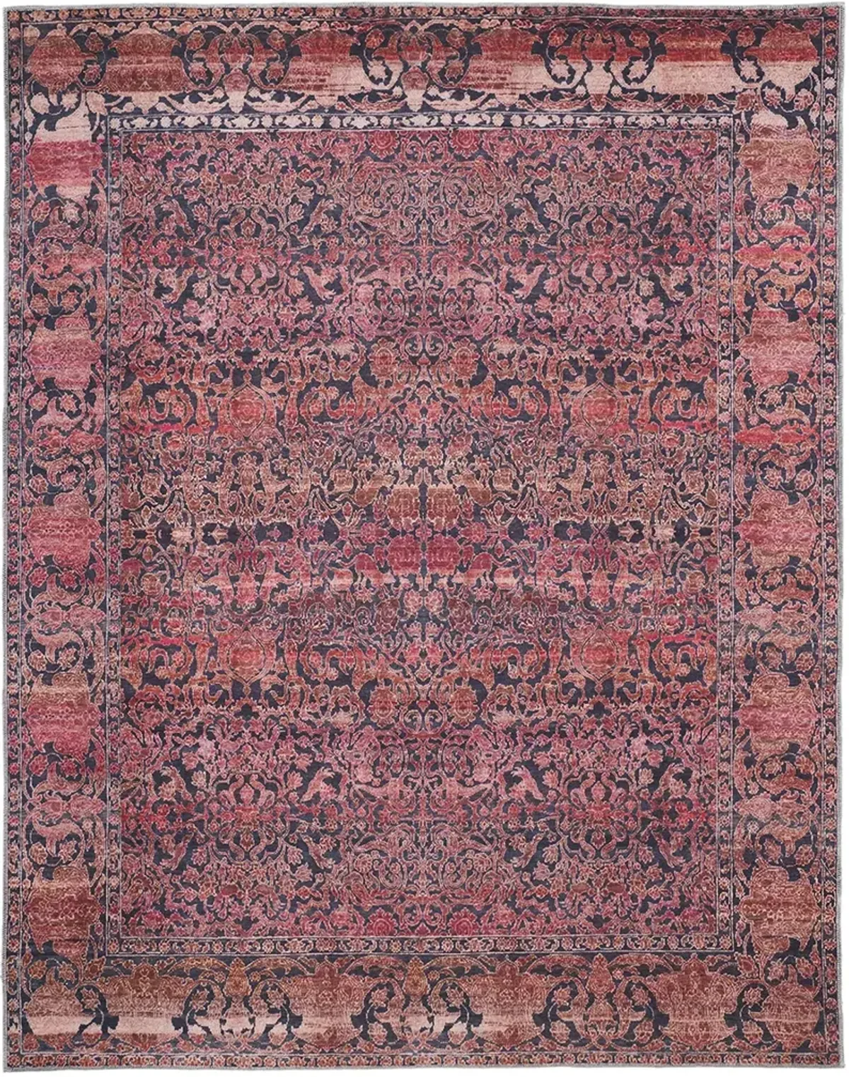 Voss 39HCF Orange/Red/Gray 10'6" x 14' Rug