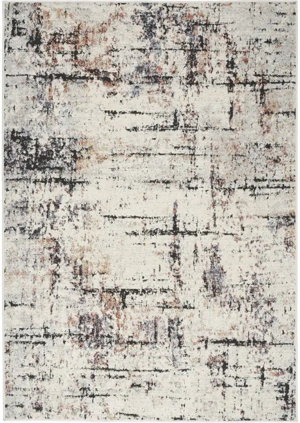Motion MTT05 Ivory/Multicolor 5'3" x 7' Rug