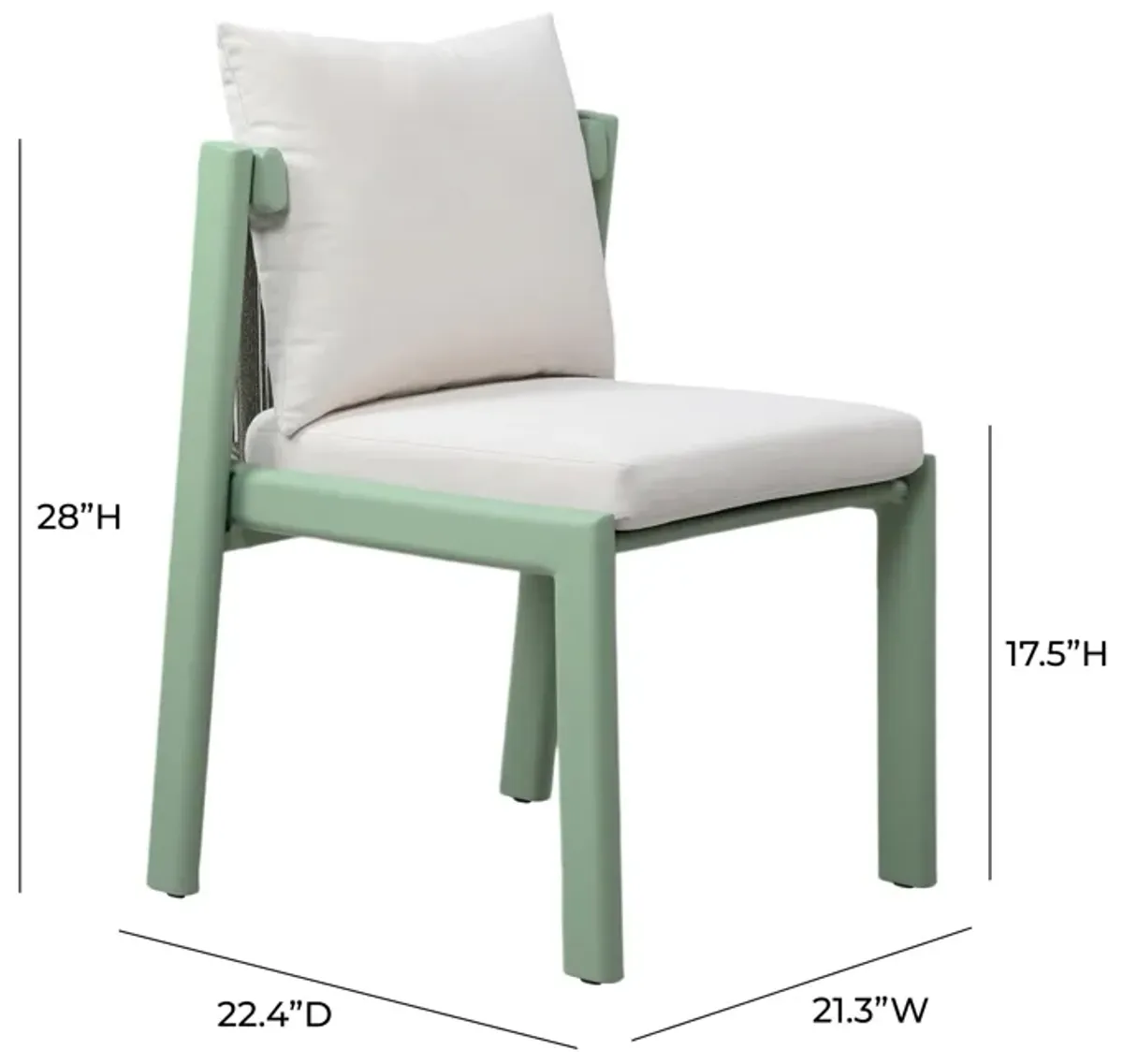 Nancy Grey Outdoor Dining Chair