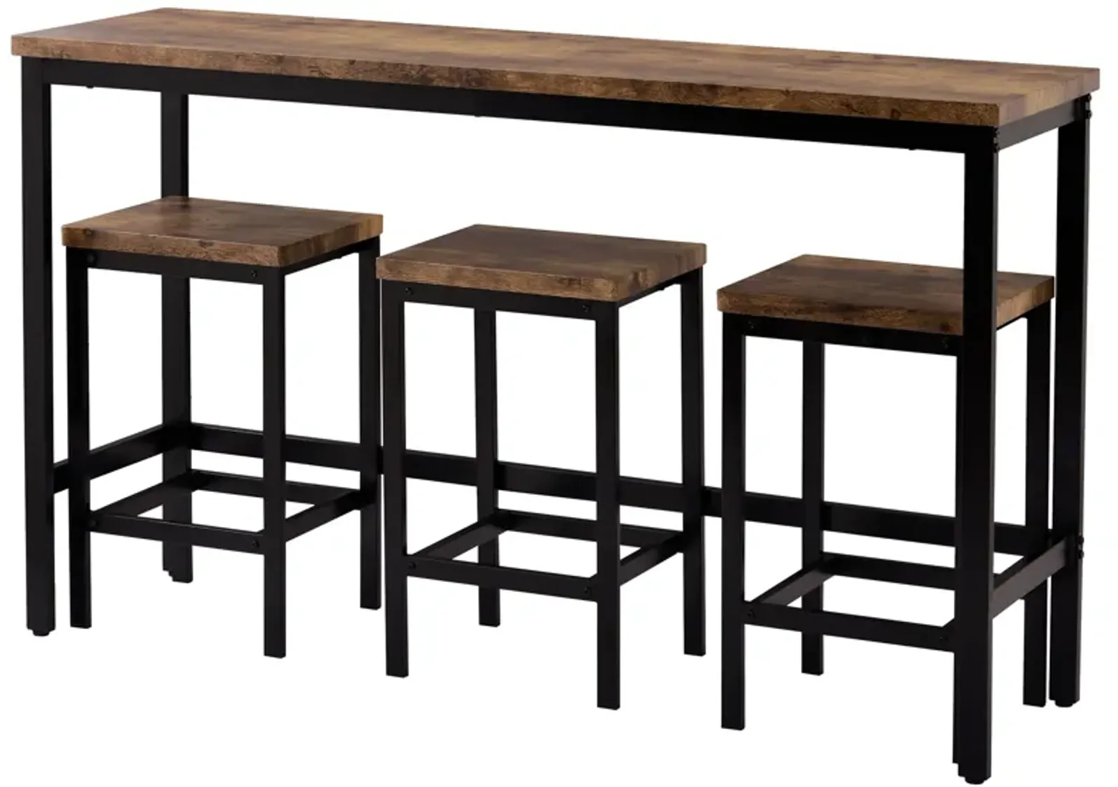 Merax Counter Height Extra Long Dining Table Set