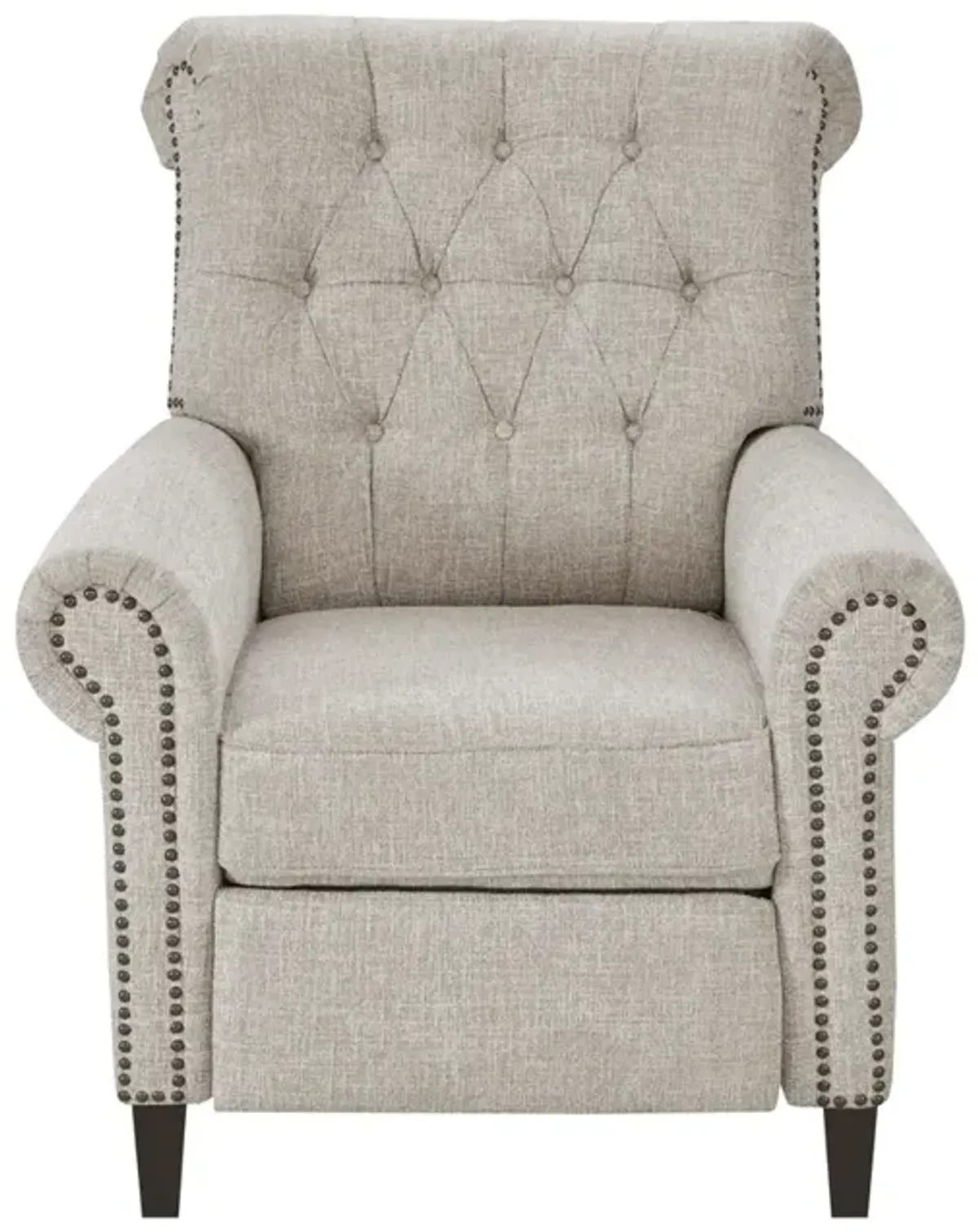 Gracie Mills Rhys Button Tufted Back Recliner