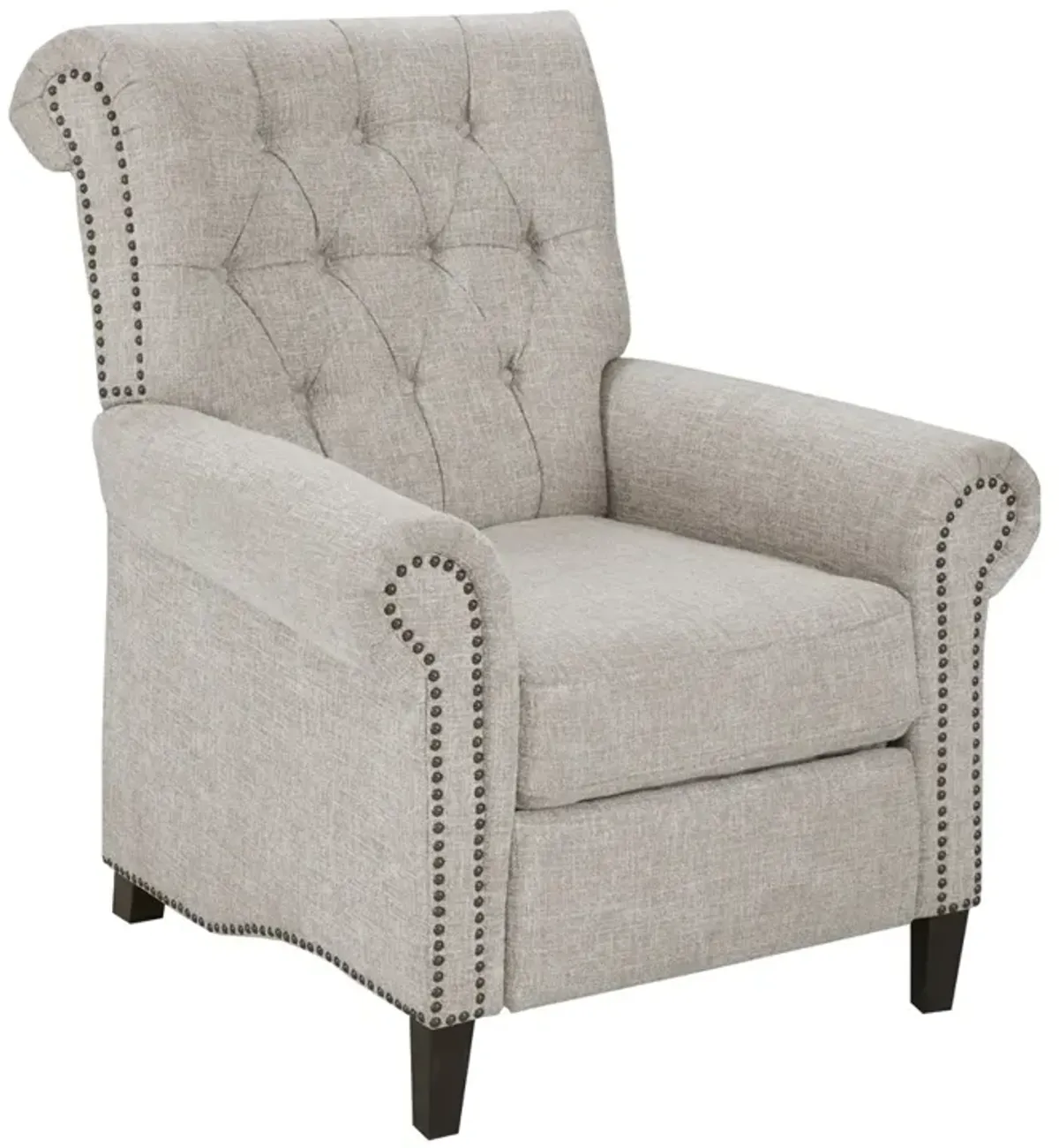 Gracie Mills Rhys Button Tufted Back Recliner