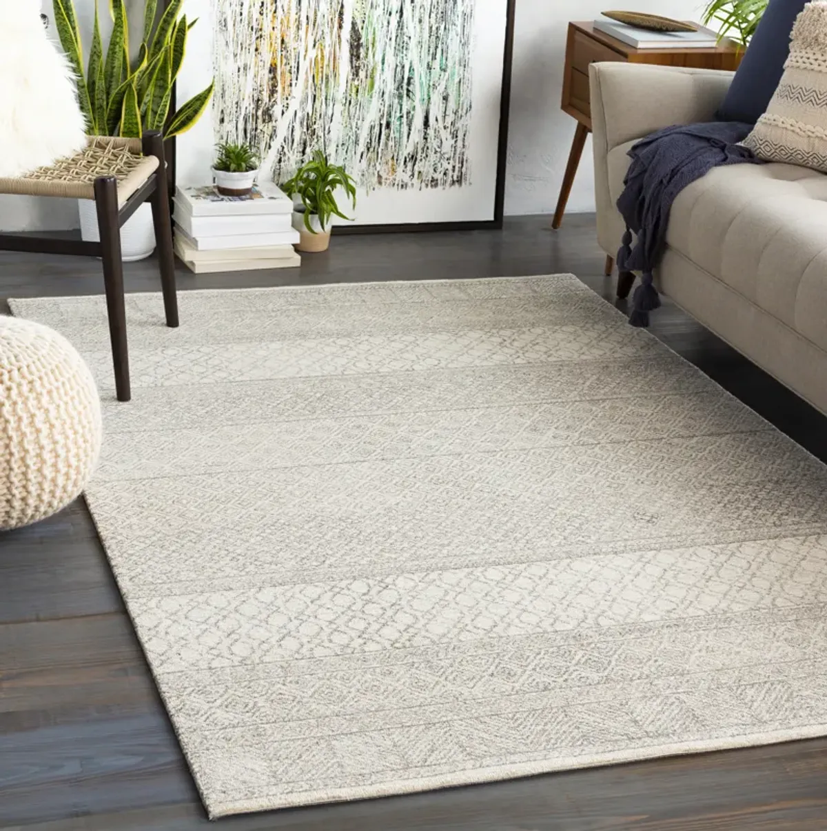 Maroc MAR-2302 3' x 12' Beige Rug