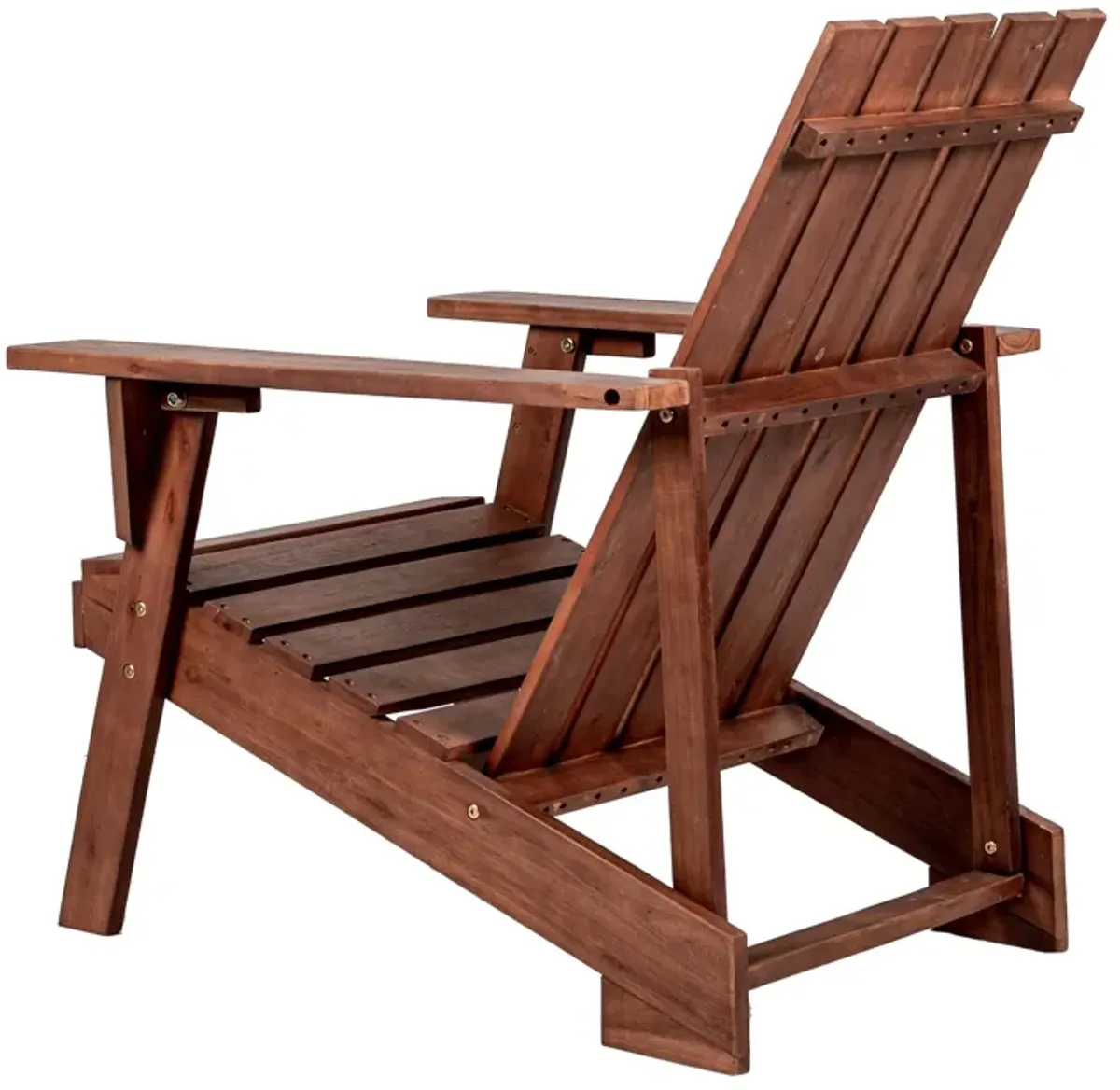 Irving Outdoor Patio Modern Acacia Wood Adirondack Chair