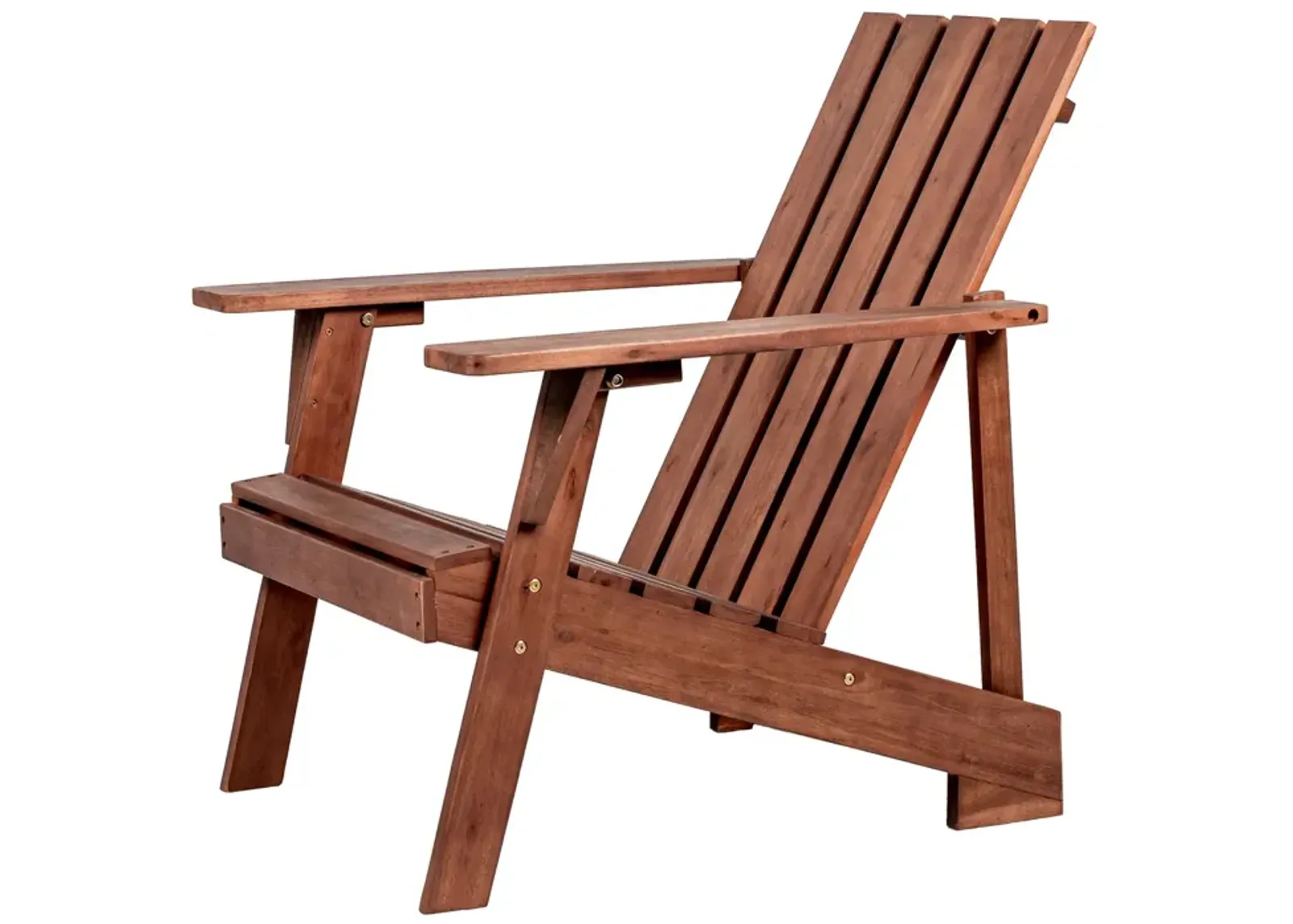 Irving Outdoor Patio Modern Acacia Wood Adirondack Chair