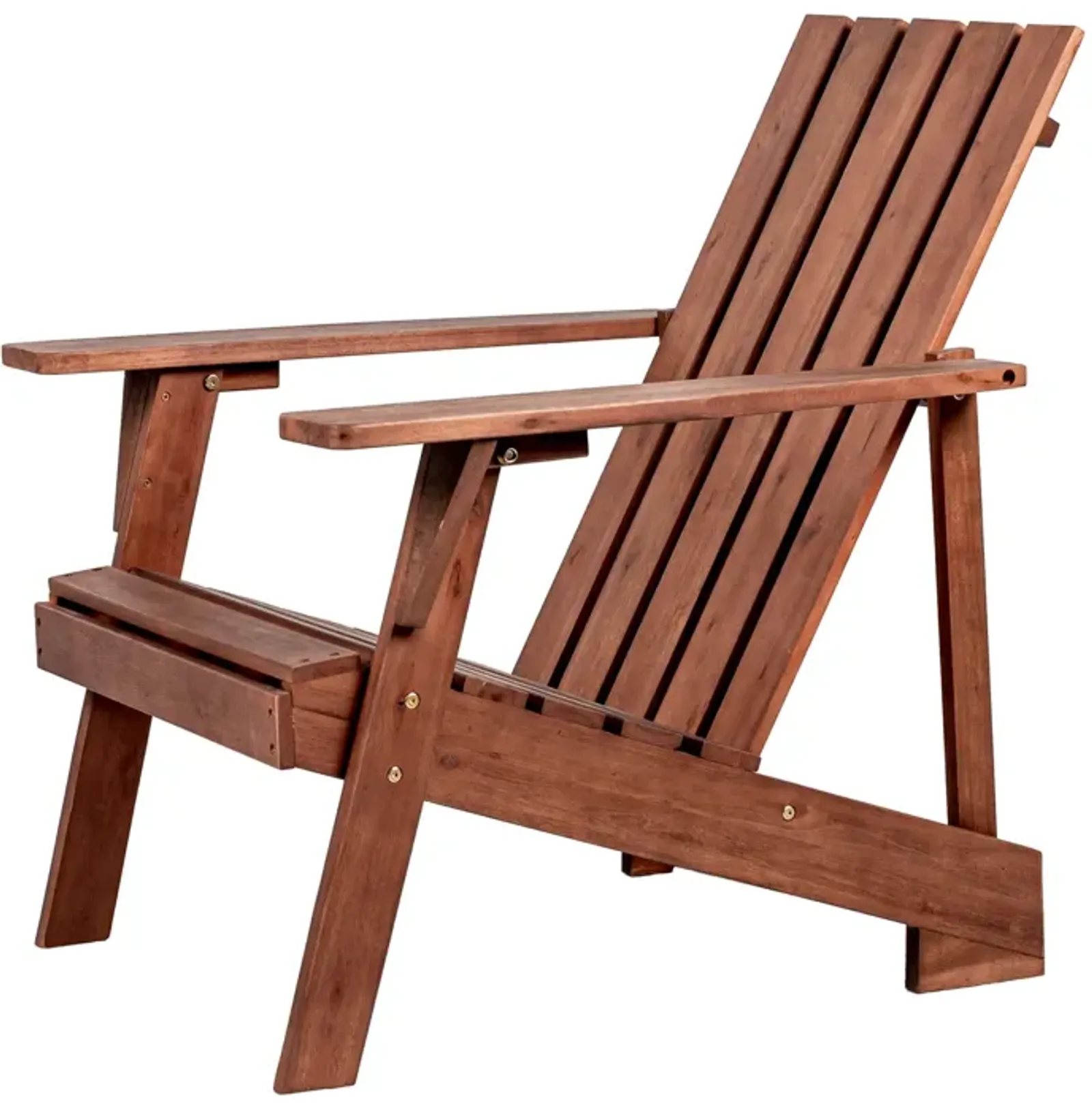 Irving Outdoor Patio Modern Acacia Wood Adirondack Chair