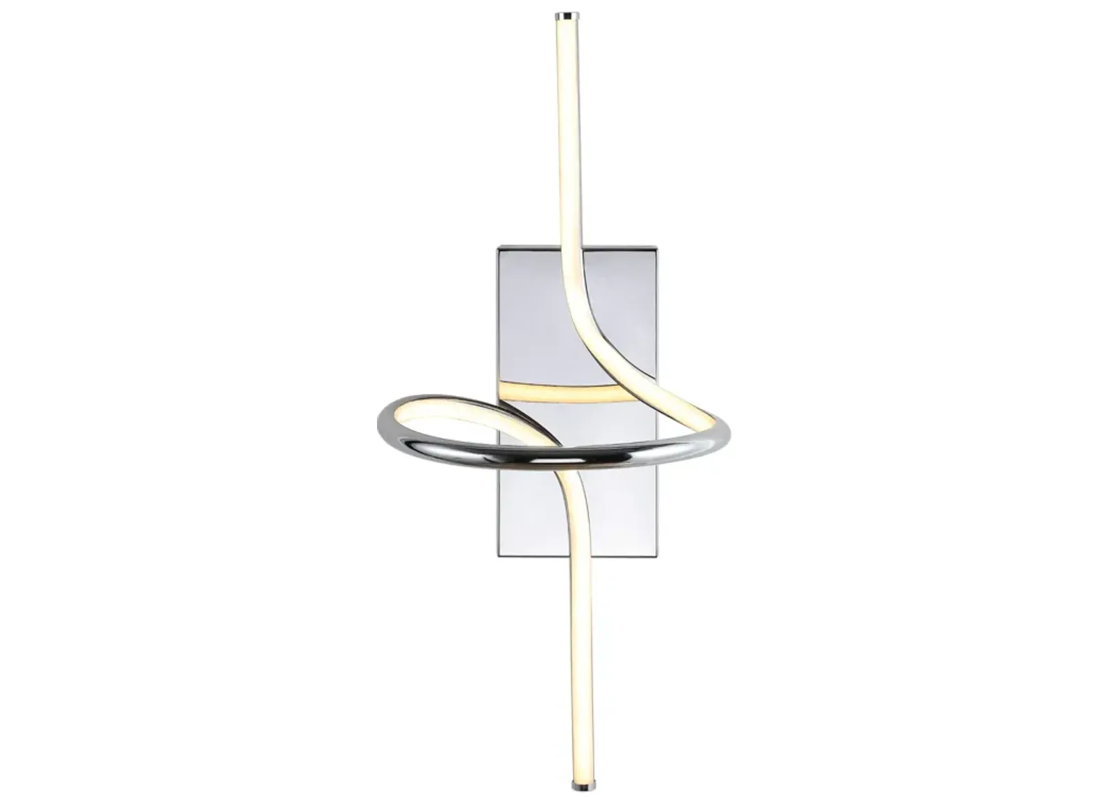 Sketch Minimalist Metal Integrated LED Vanity Light Sconce