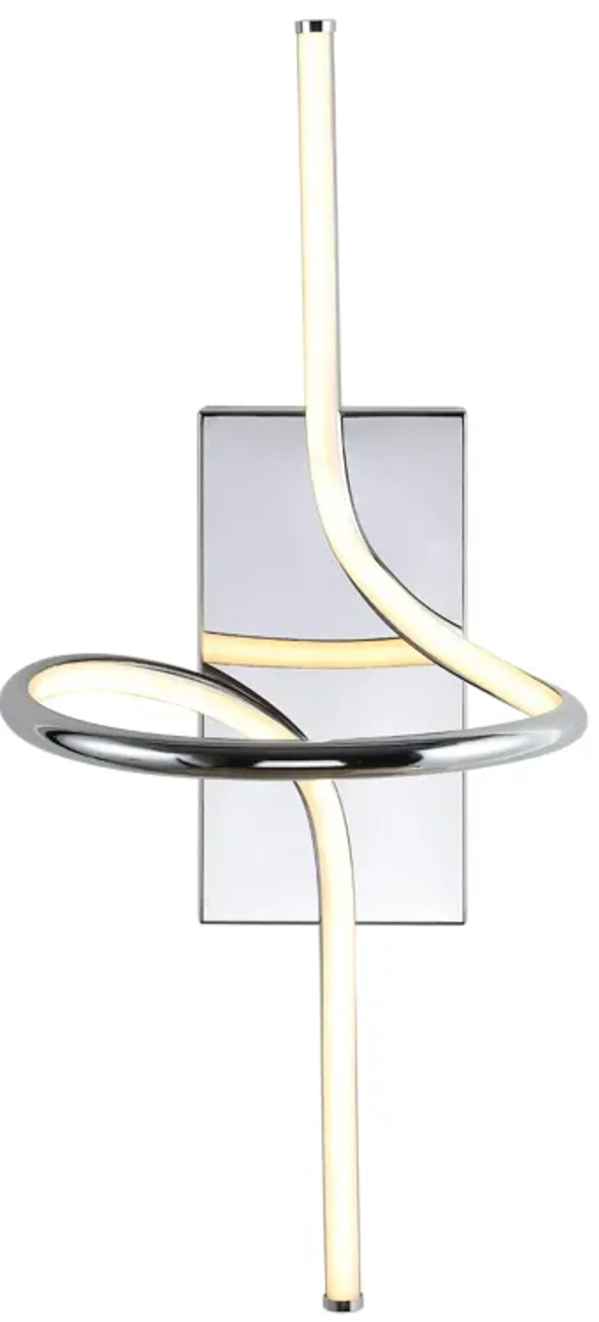 Sketch Minimalist Metal Integrated LED Vanity Light Sconce