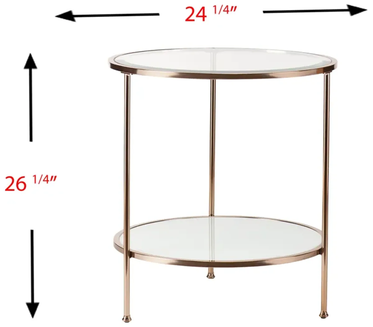 Ackerly Round End Table