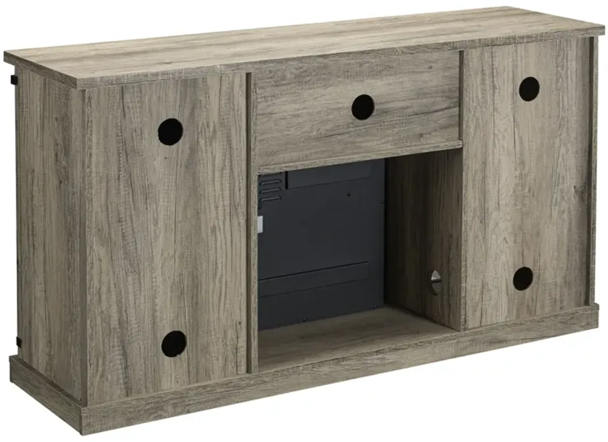 FESTIVO 54 in. TV Stand Console for TVs up to 60 in. with Electric Fireplace