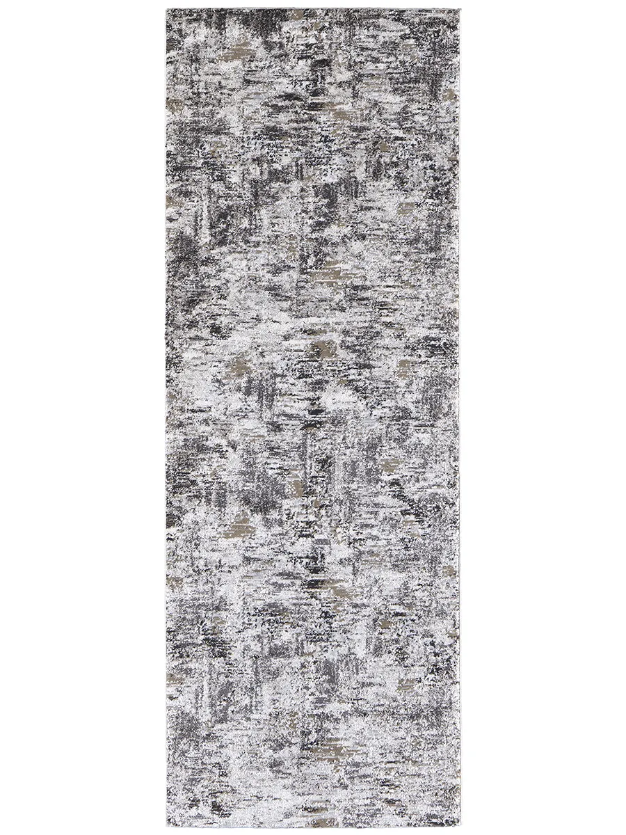 Vancouver 39FHF Ivory/Gray/Brown 2'10" x 7'10" Rug