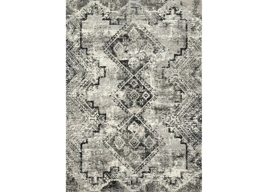 Viera VR10 Grey/Black 2'5" x 7'7" Rug