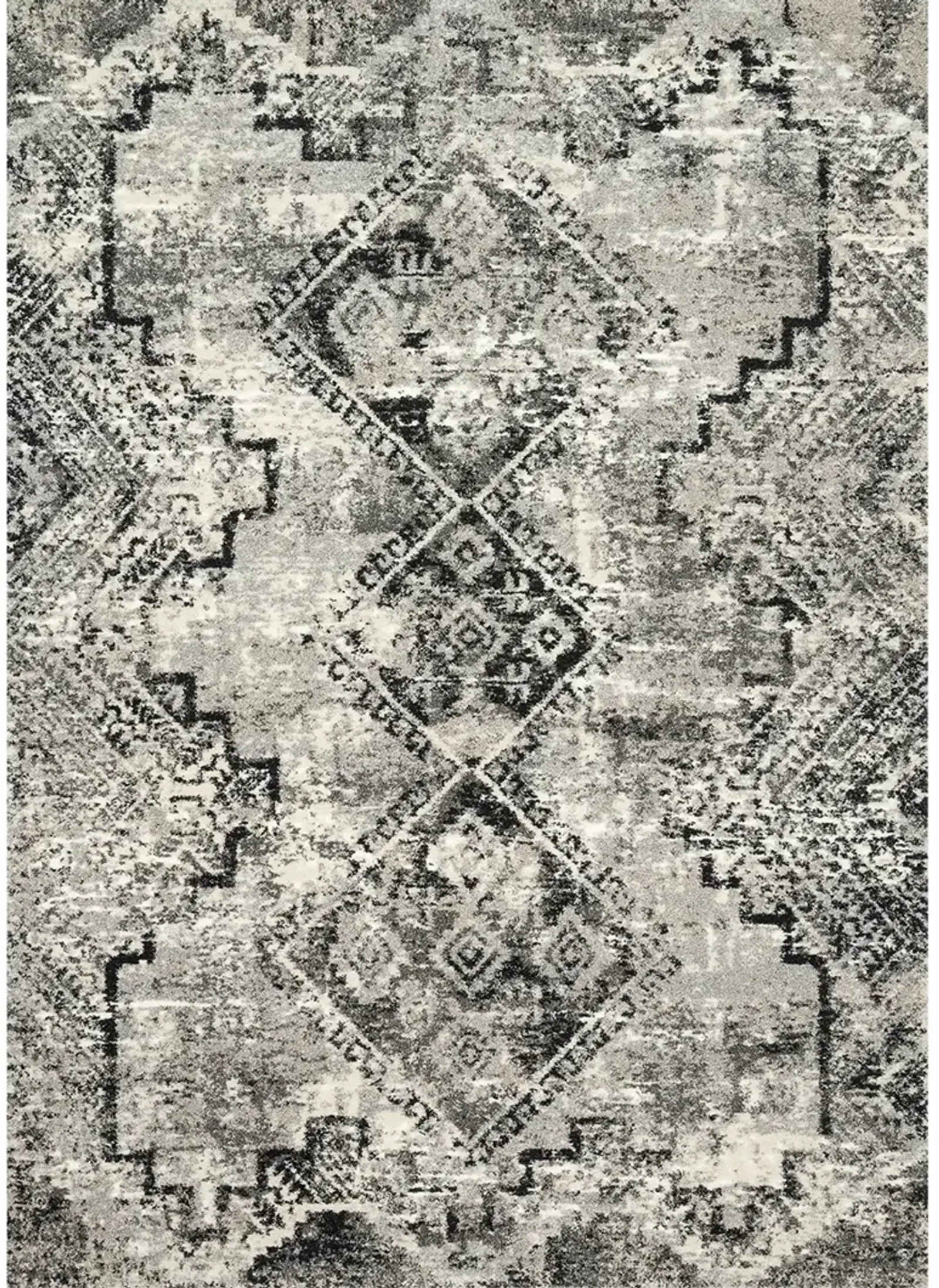 Viera VR10 Grey/Black 2'5" x 7'7" Rug