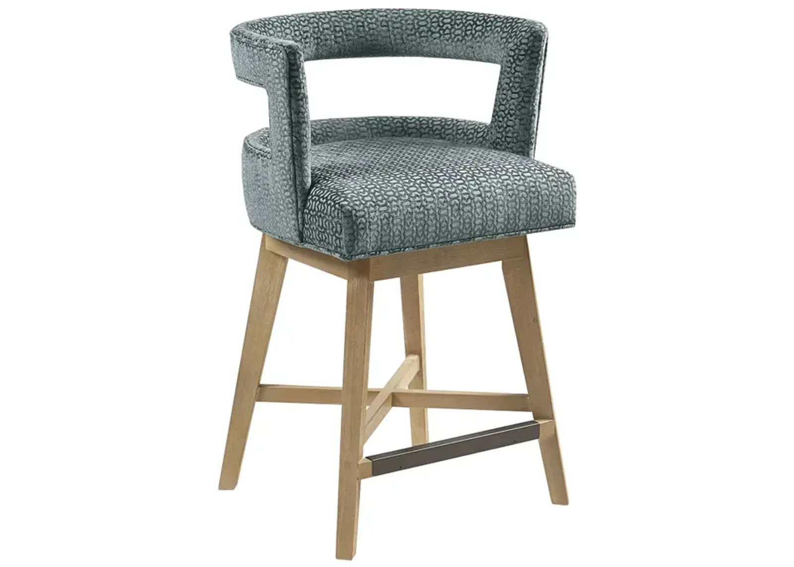 Gracie Mills Sonny Contemporary Swivel Counter Stool