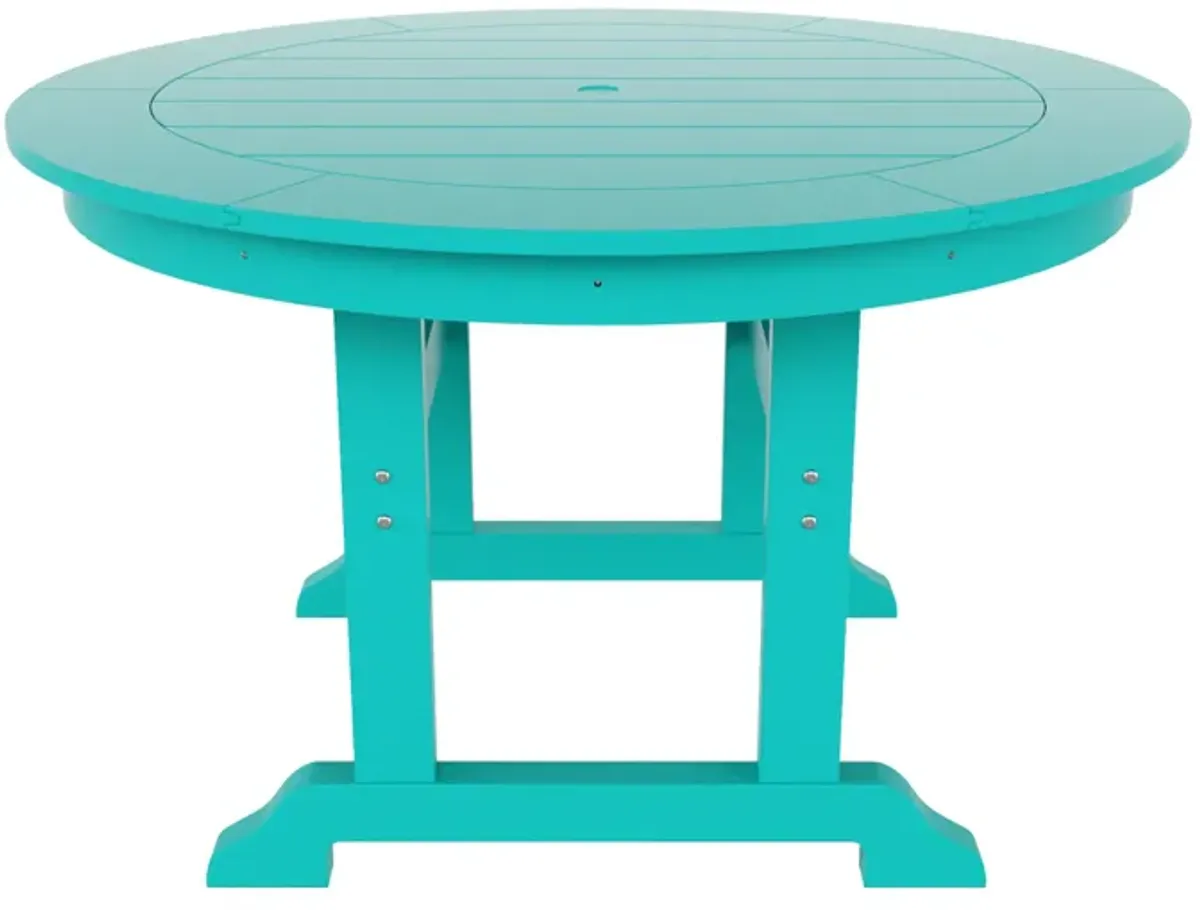 WestinTrends 47" Round Outdoor Patio Dining Table