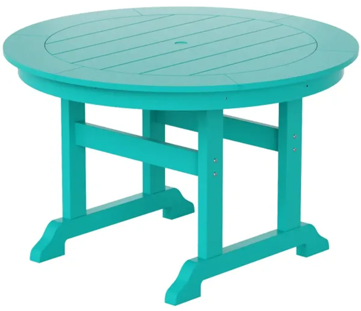 WestinTrends 47" Round Outdoor Patio Dining Table