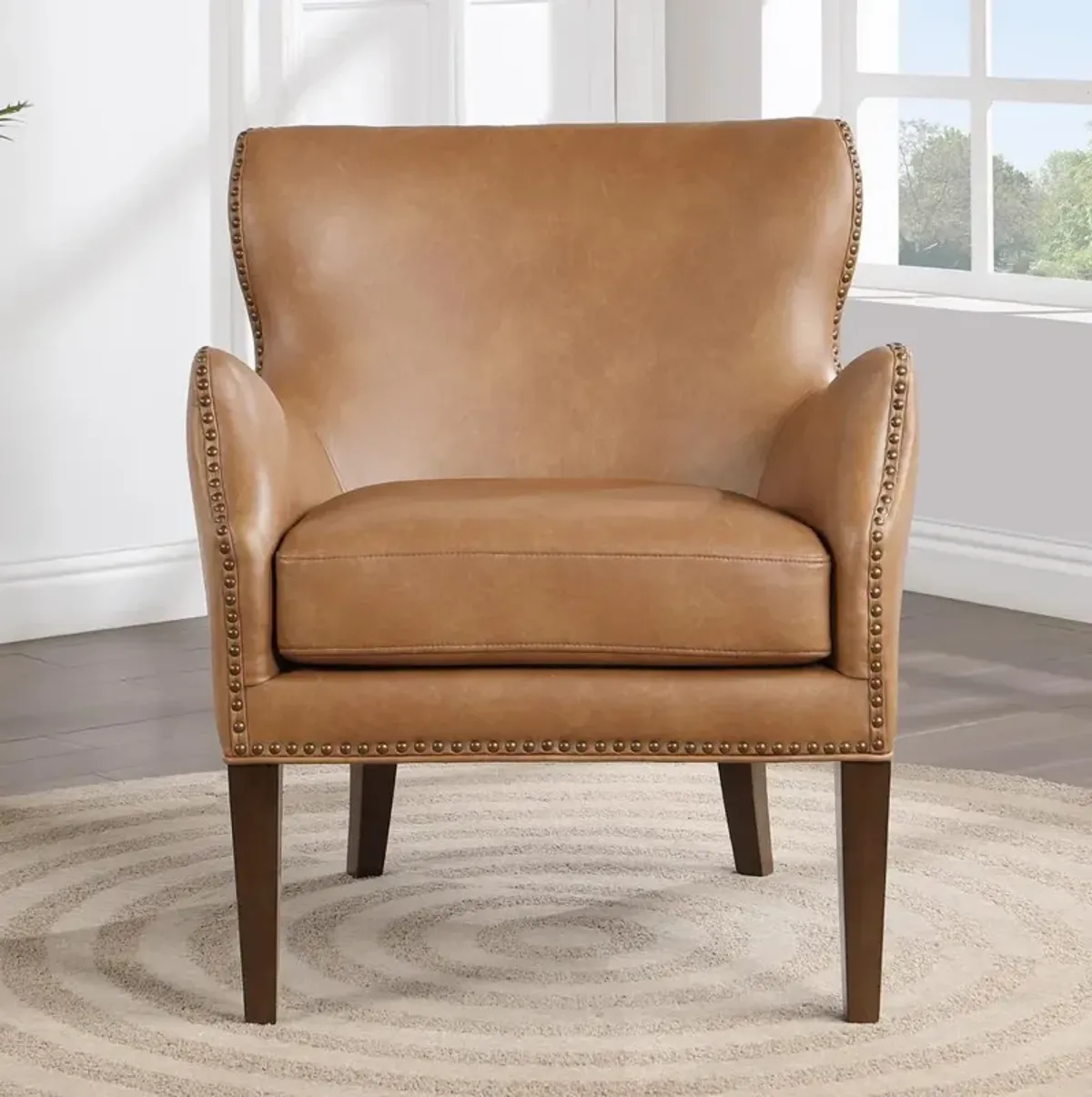 Comfort Pointe Dallas Saddle High Leg Slope Arm Chair