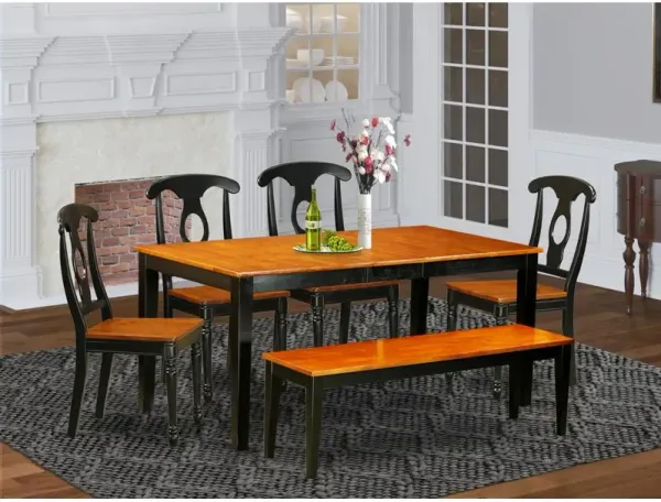 East West Furniture 5  PcTable  and  chair  set  -  Dining  Table  for  small  spaces  and  4  Dining  Chairs