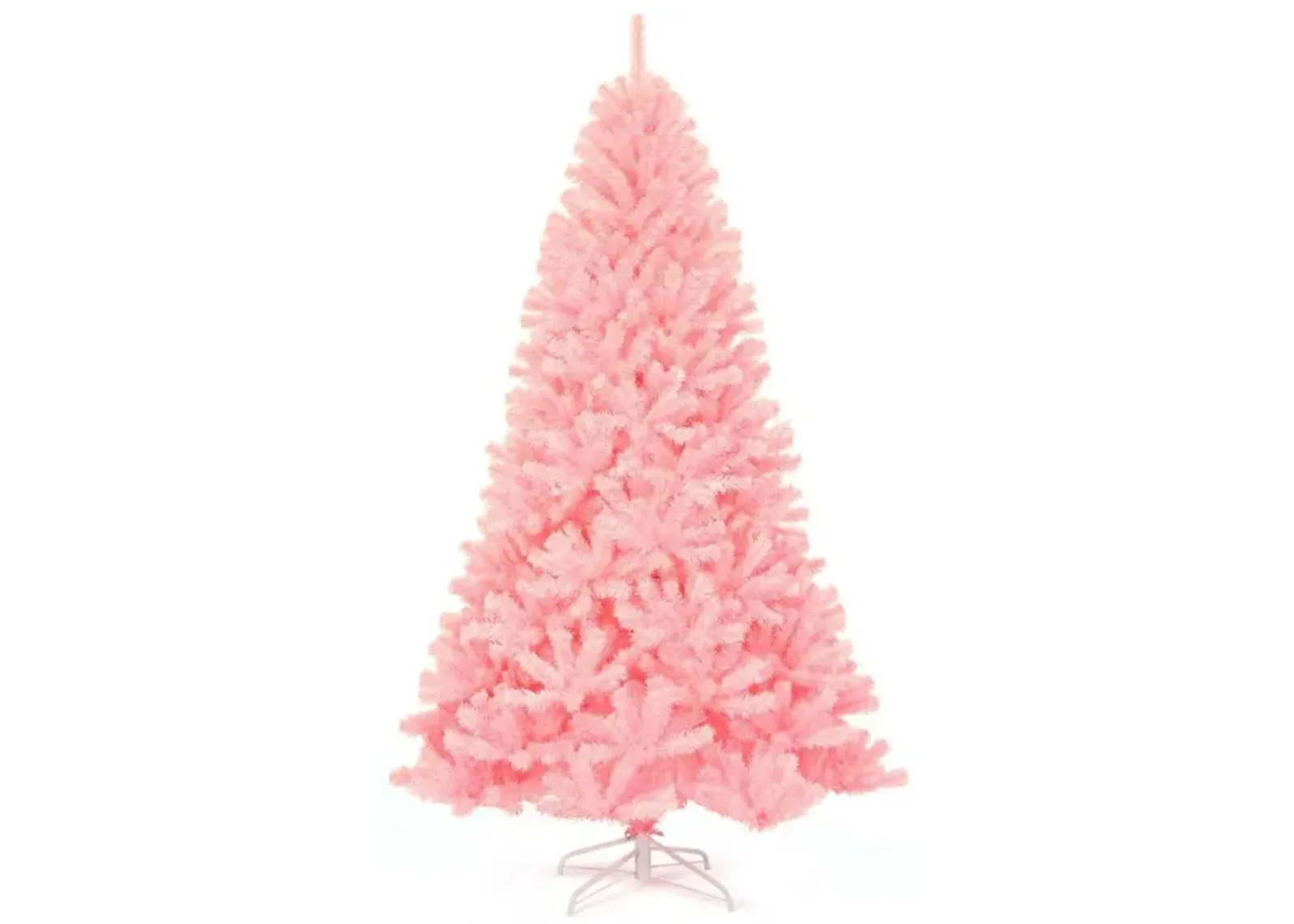 Hivvago 7.5 Feet Hinged Artificial Christmas Tree Full Fir Tree