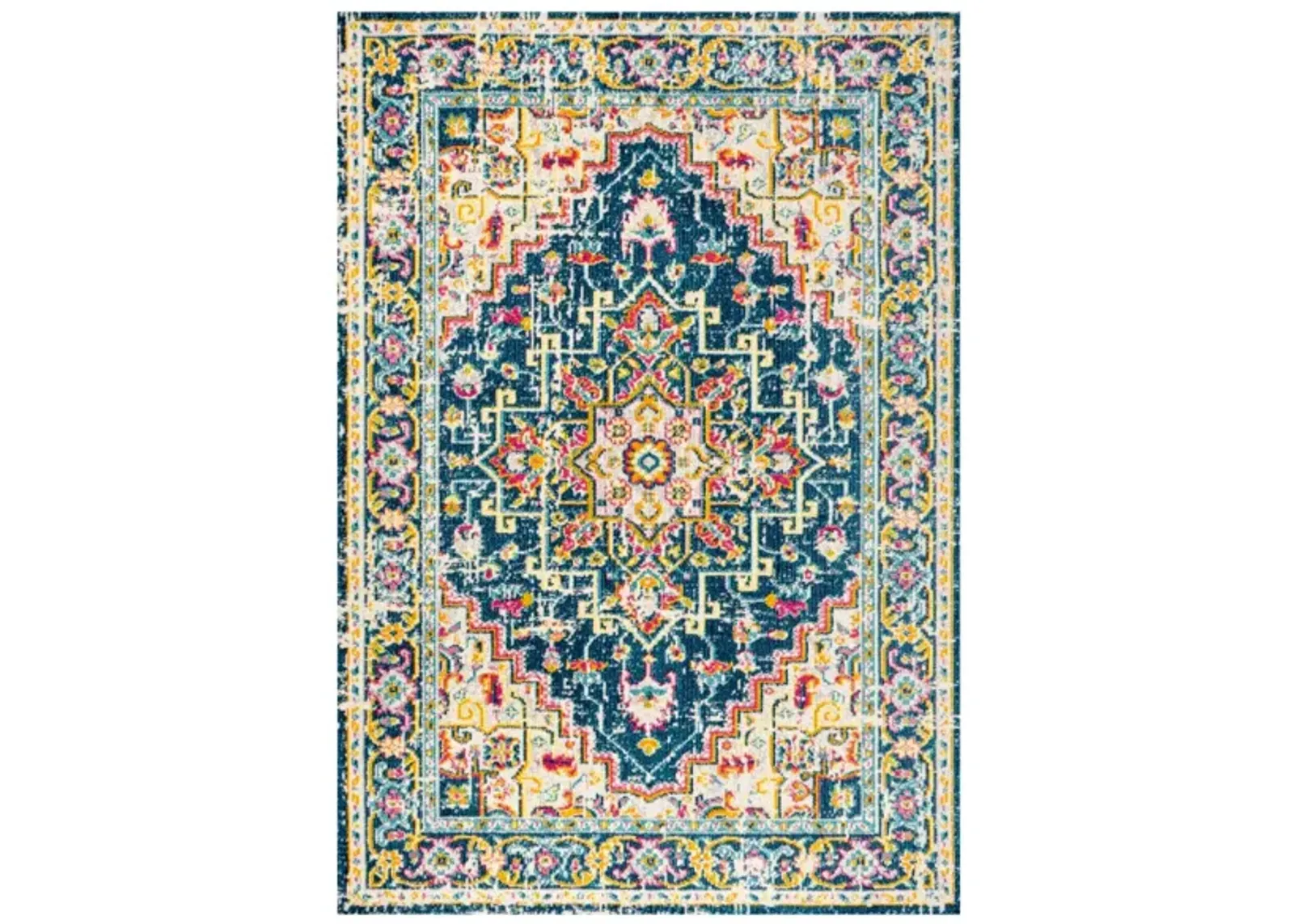 Brooklyn Geometric Medallion Area Rug