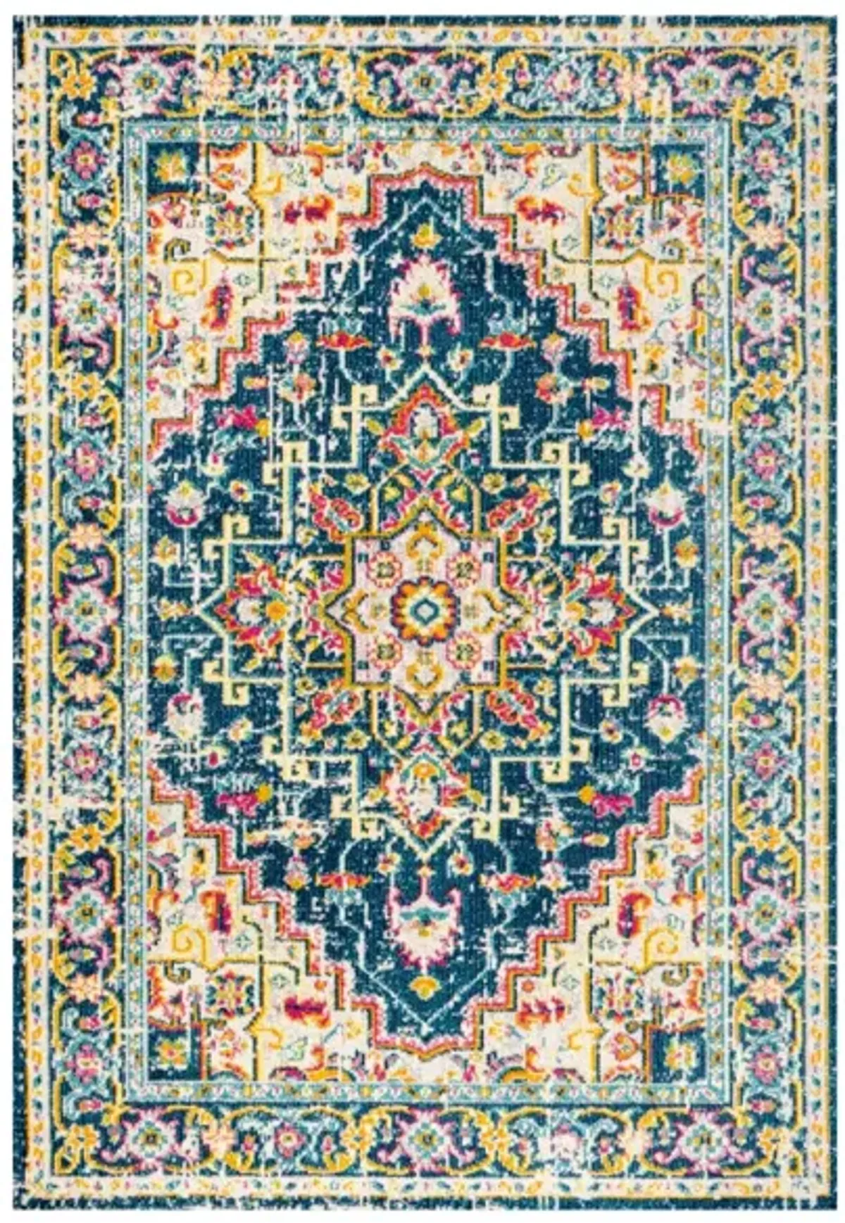 Brooklyn Geometric Medallion Area Rug