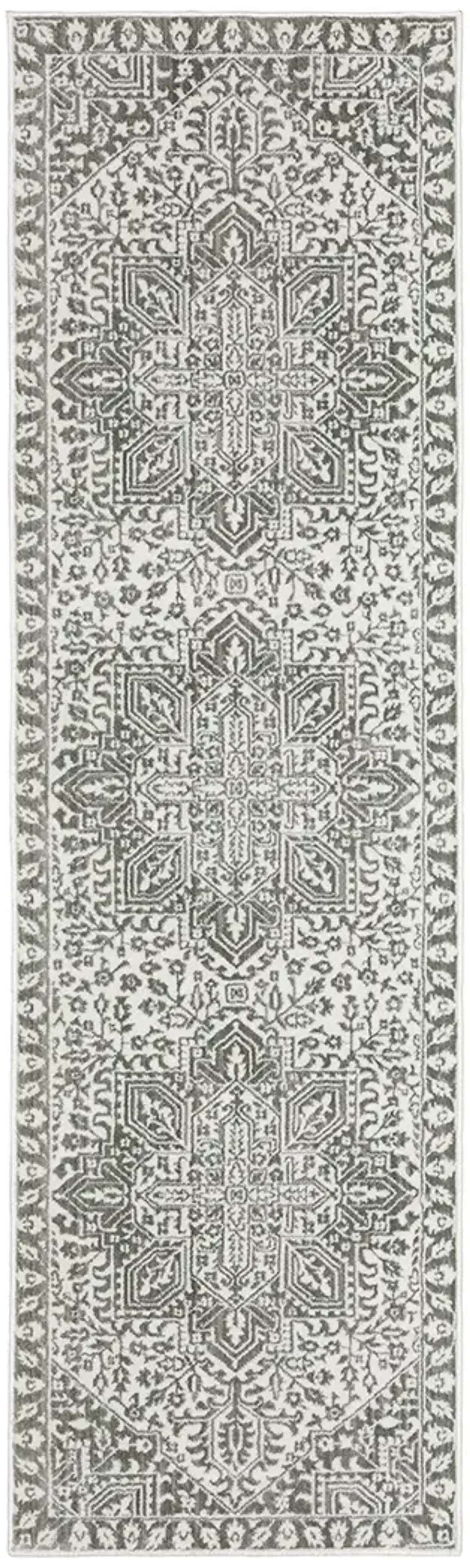 Montecito 2'3" x 7'6" Grey Rug