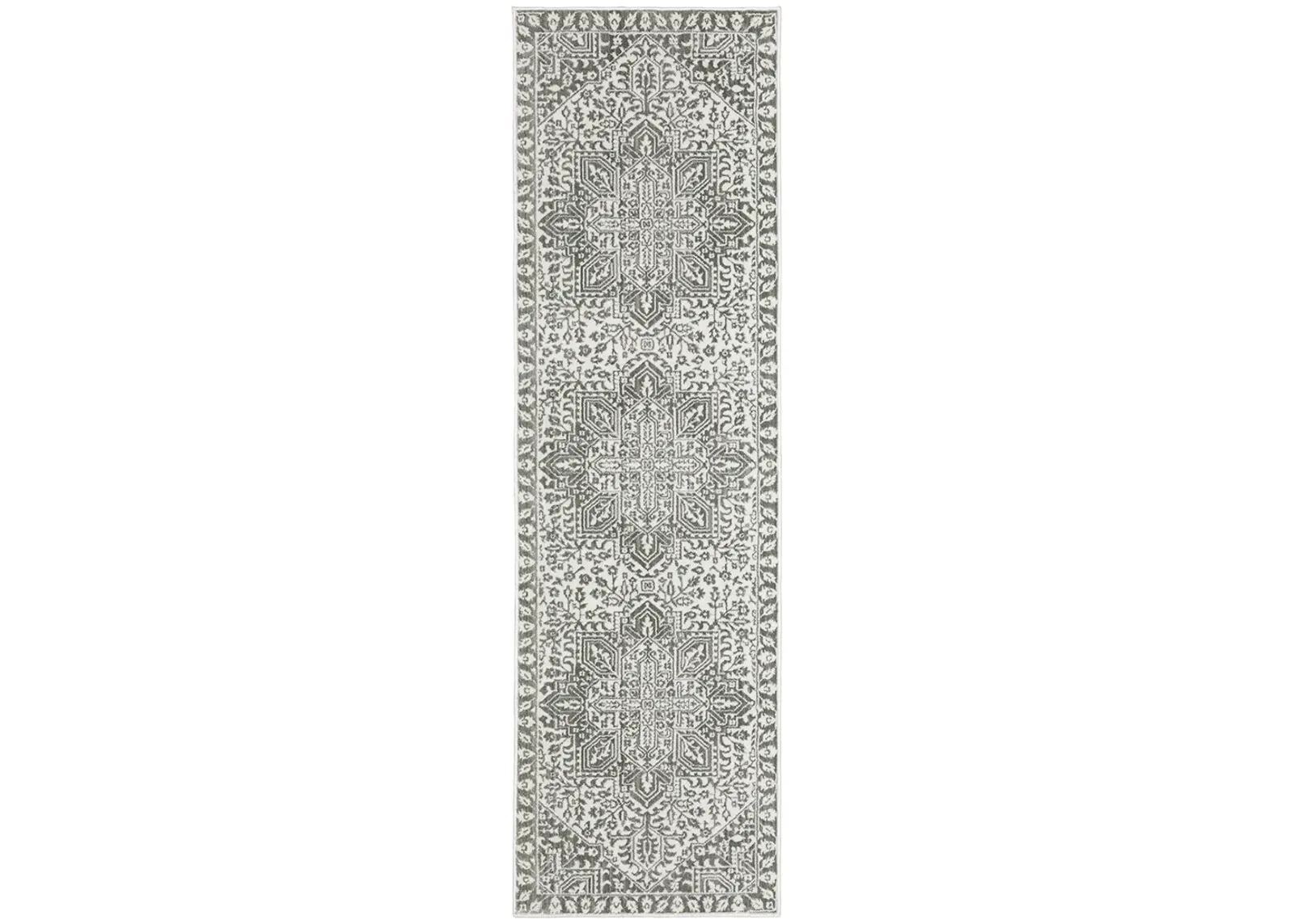 Montecito 2'3" x 7'6" Grey Rug