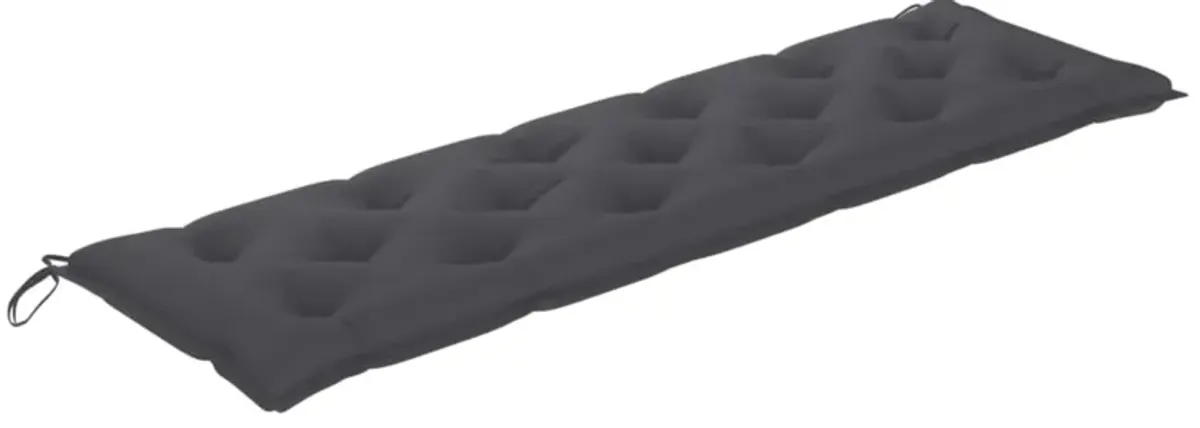 vidaXL Garden Bench Cushion Anthracite 70.9"x19.7"x2.8" Fabric