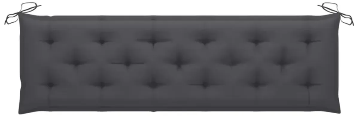 vidaXL Garden Bench Cushion Anthracite 70.9"x19.7"x2.8" Fabric