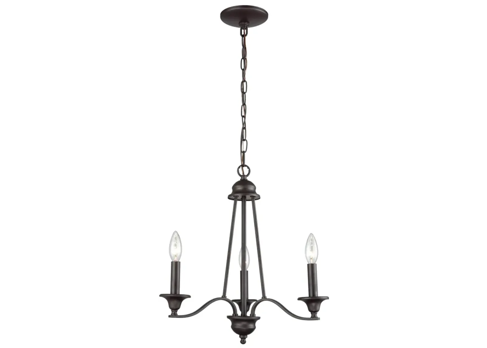 Farmington 18'' Wide 3-Light Chandelier