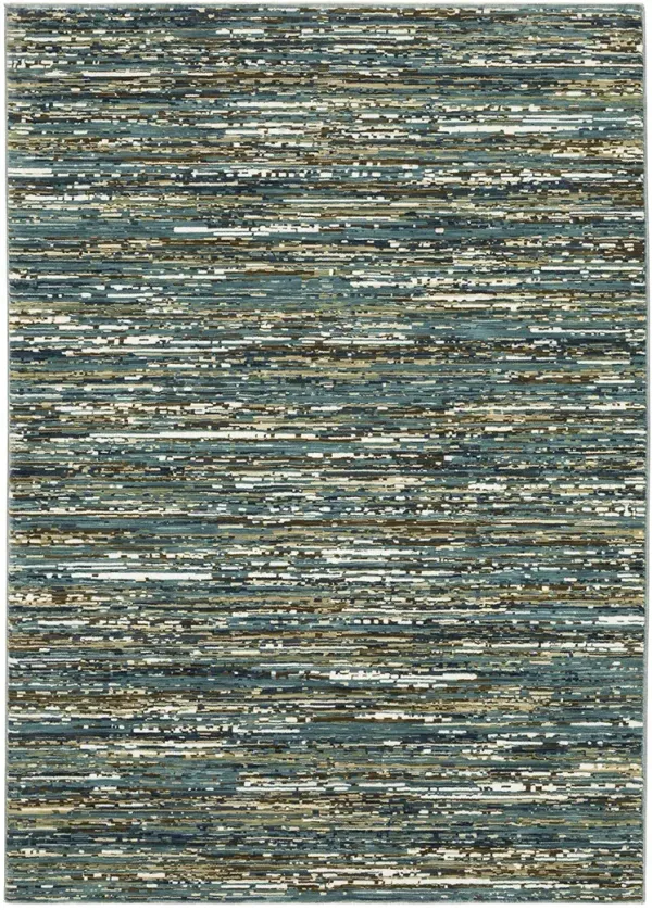 Reed 3'3" x 5' Blue Rug