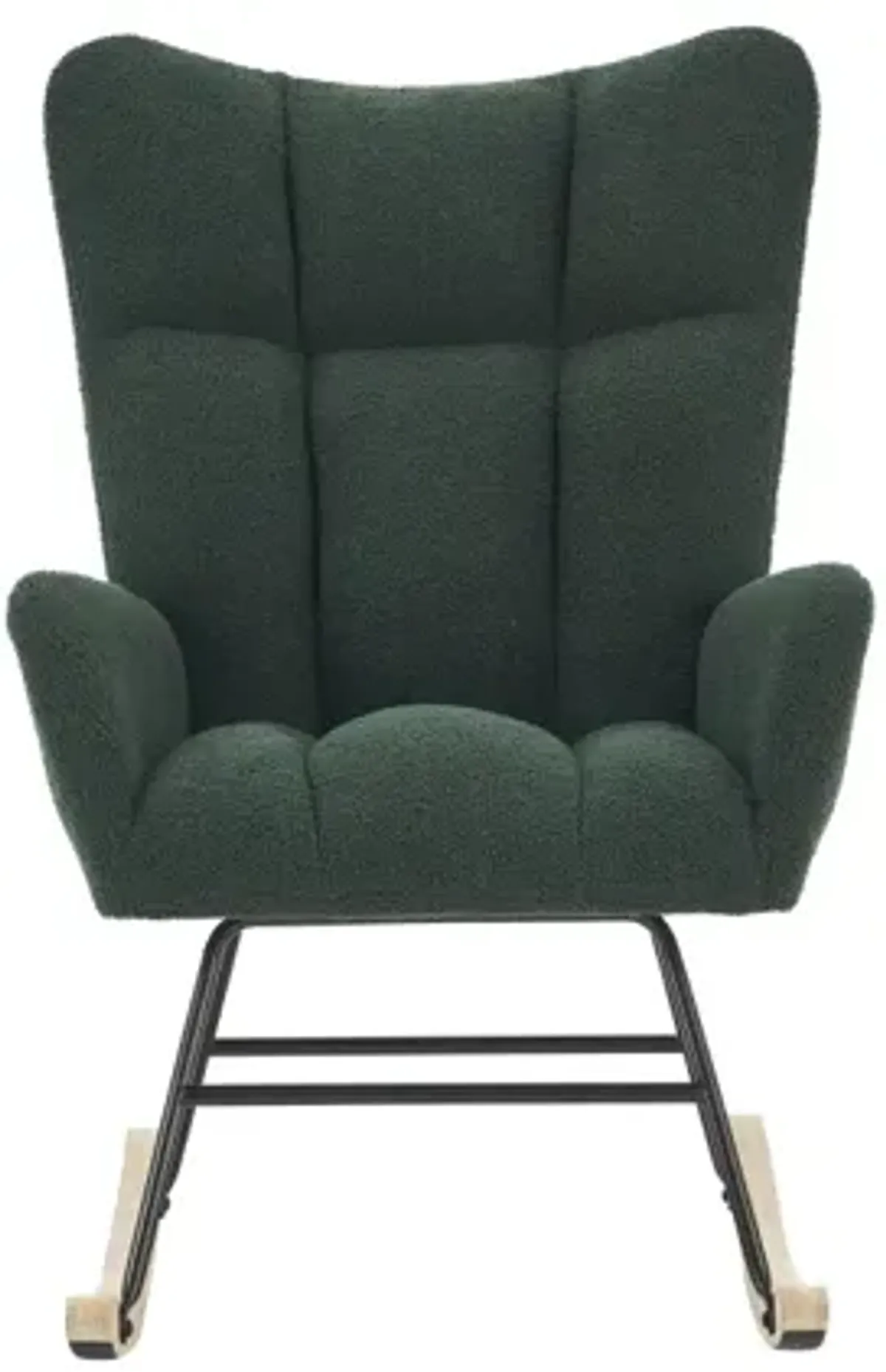 Emerald Teddy Fabric Rocking Chair