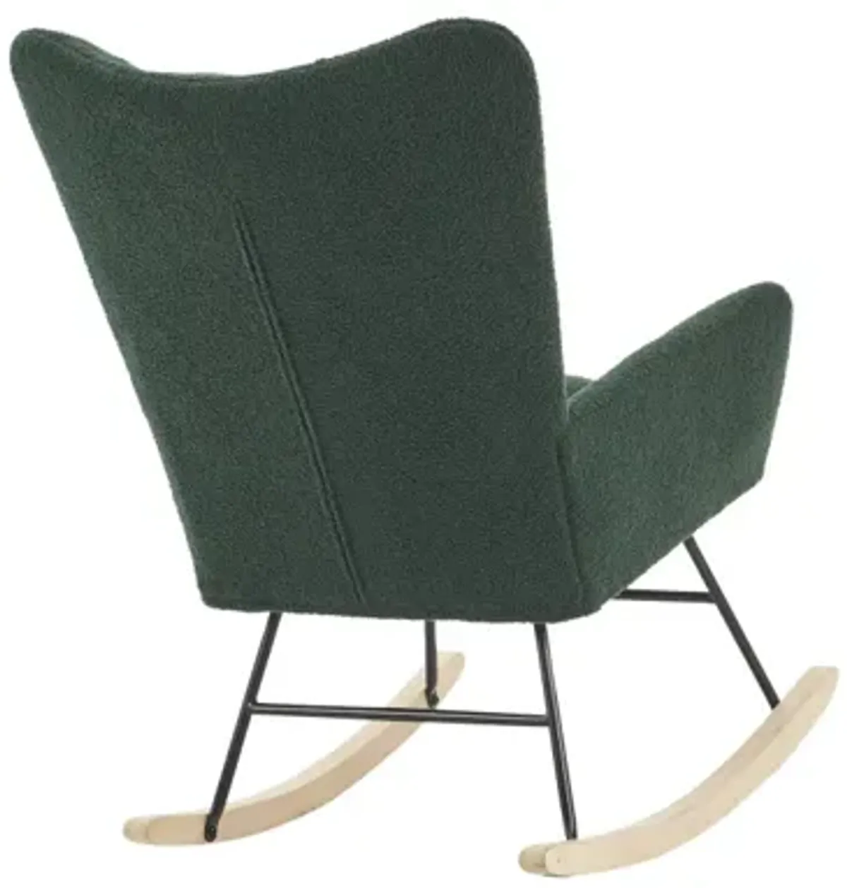 Emerald Teddy Fabric Rocking Chair