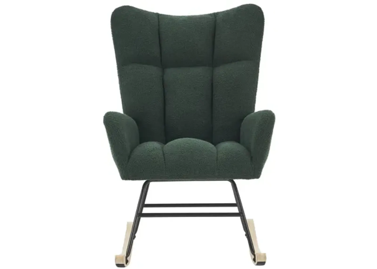 Emerald Teddy Fabric Rocking Chair