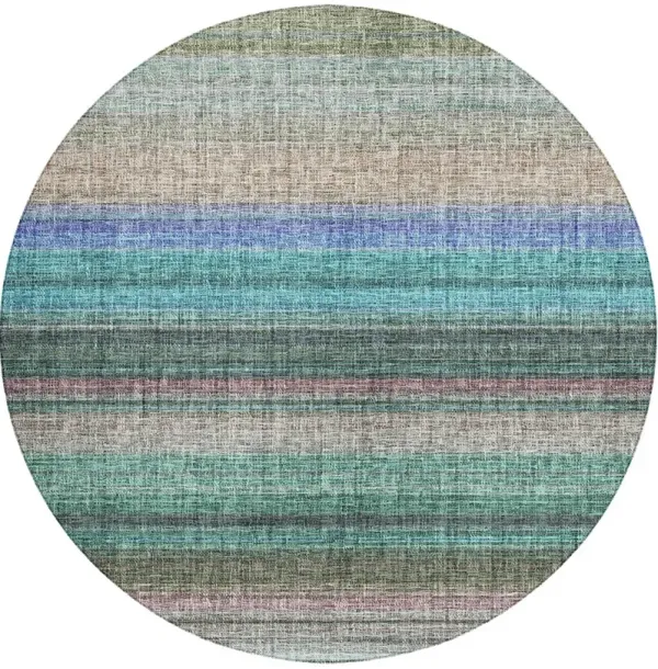 Portico PO2 Sage 8' Round Rug