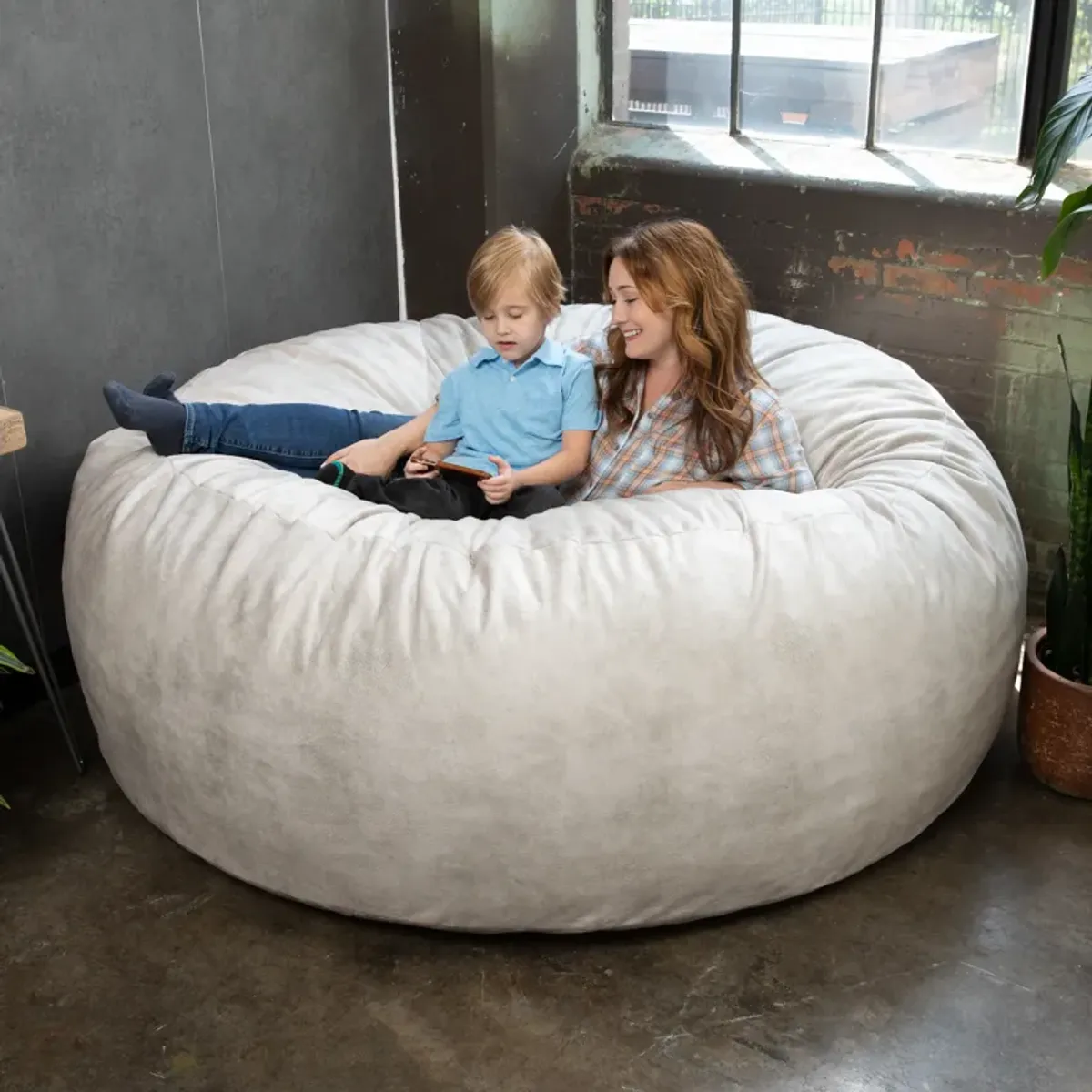 Jaxx Saxx 6 Foot Giant Bean Bag Chair - Wrangler