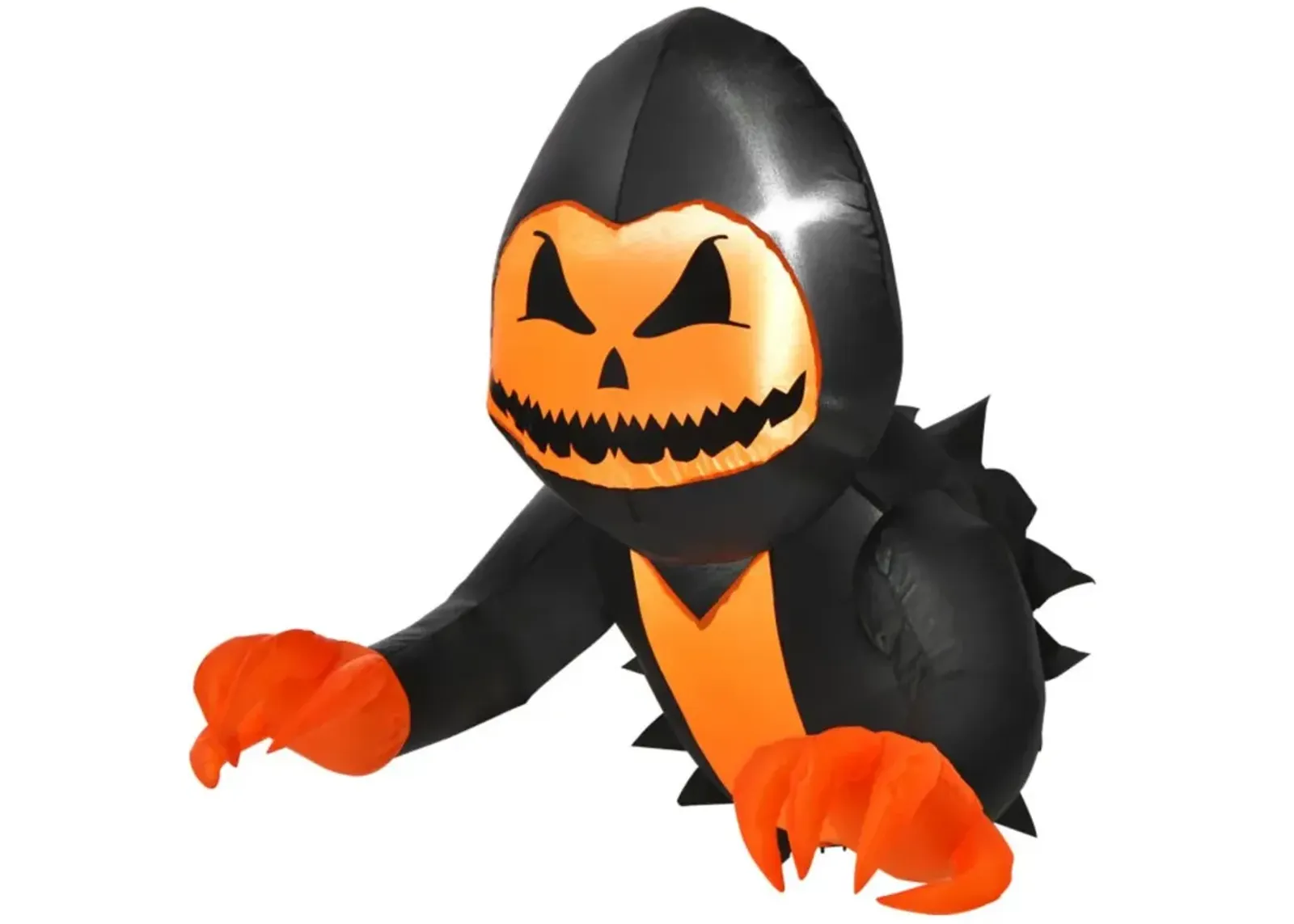 Hivvago 3.3 Feet Halloween Inflatable Pumpkin Head Ghost Broke Out from Window